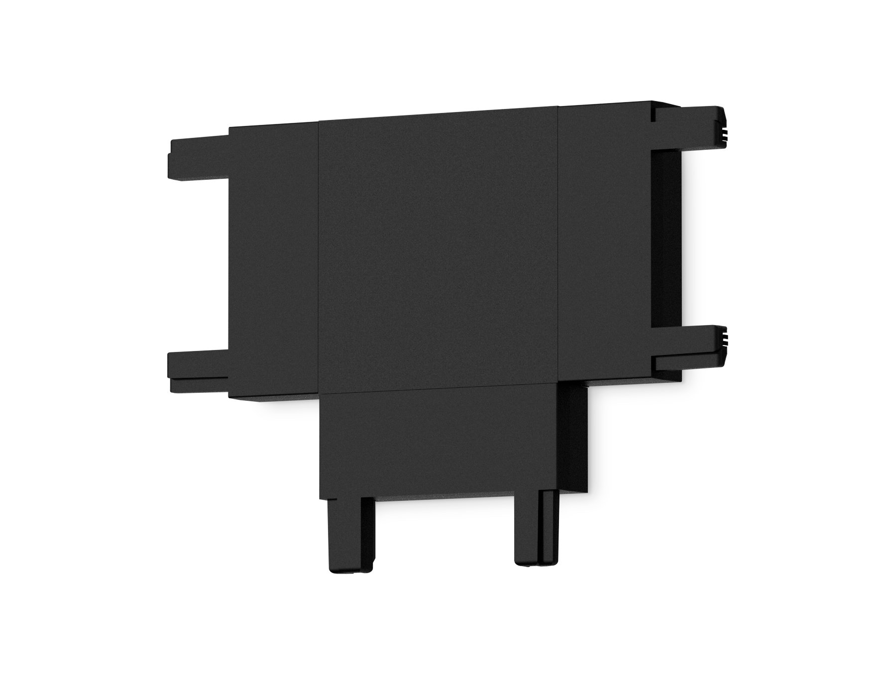 Коннектор T-образный для шинопровода Magnetic Ultra Slim Ambrella GV1122 BK черный 46*36*6