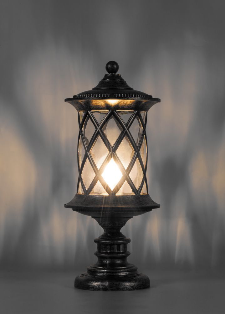 Светильник садово-парковый Feron PL5024 круглый на постамент 60W 230V E27, черное золото