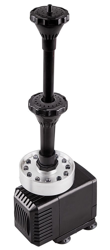 Насос фонтанный со светодиодной подсветкой Feron FPL250, D145*H530, 50W, 220V Насос фонтанный со светодиодной подсветкой Feron FPL250, D145*H530, 50W, 220V