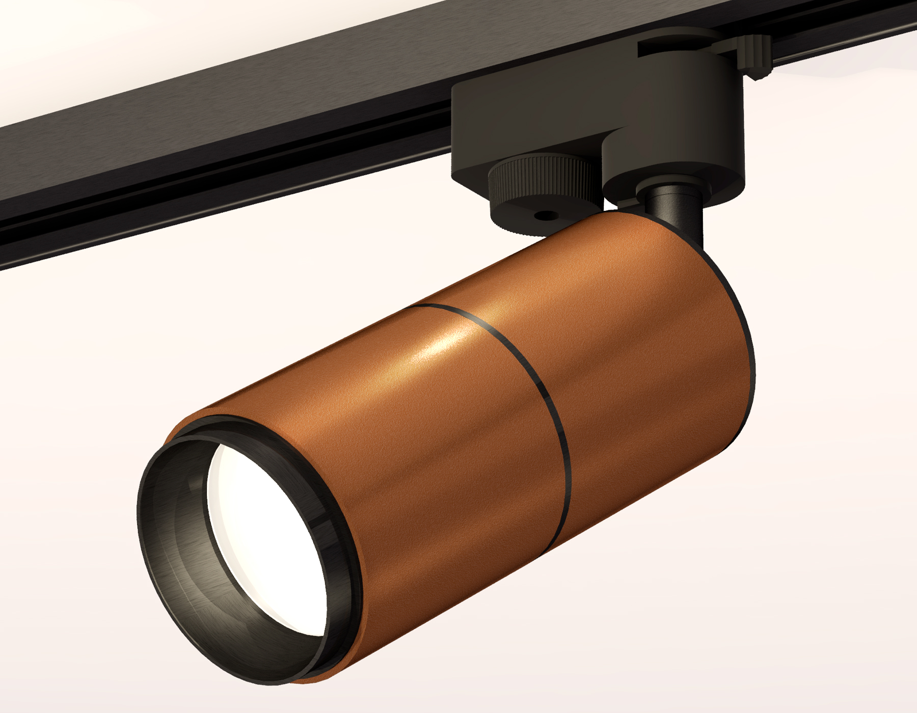 Трековый однофазный светильник XT6304001 SCF/PBK кофе песок/черный полированный MR16 GU5.3 (A2521, C6304, A2061, C6304, N6121)