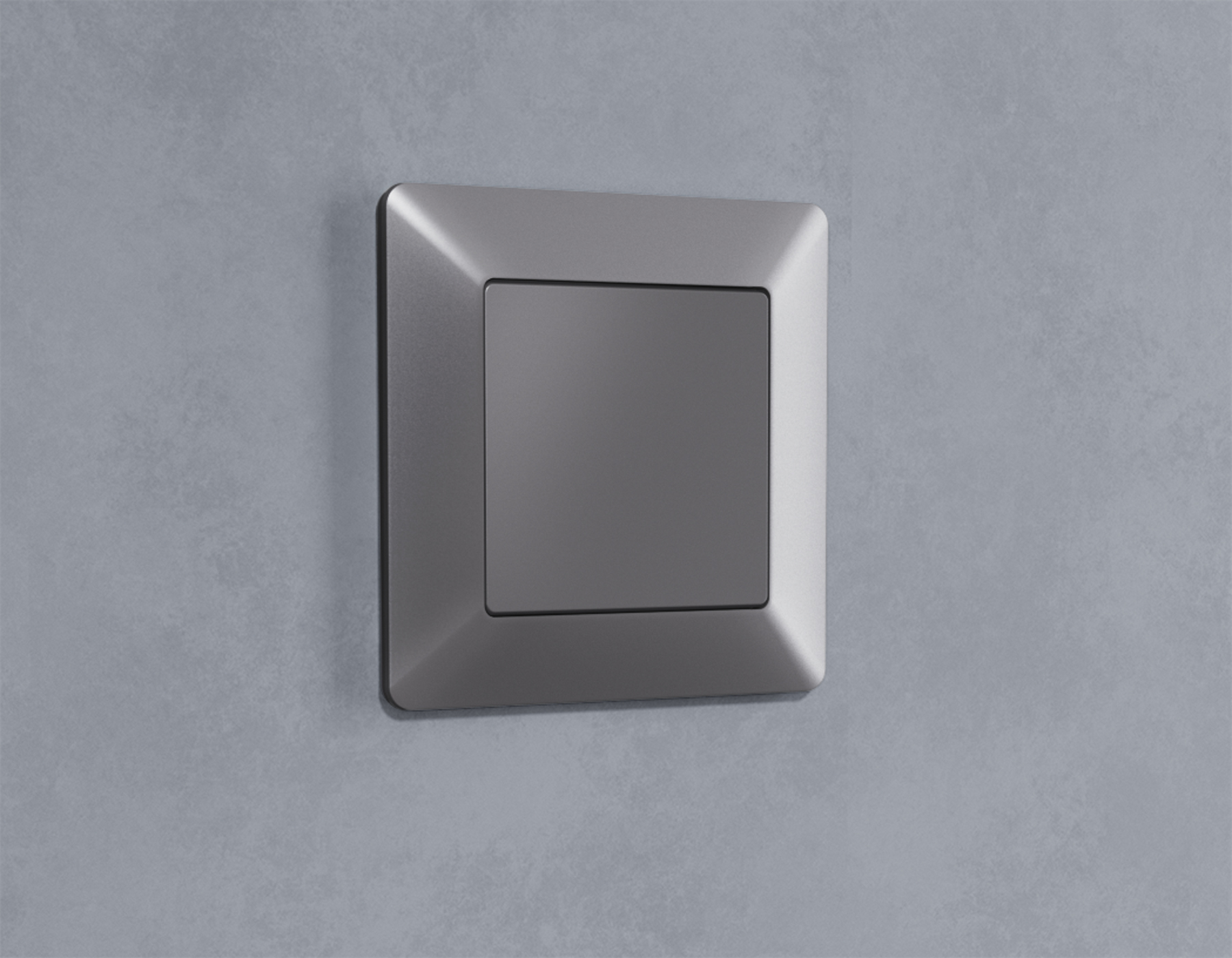 AF110501 Рамка ALFA Line (Сталь матовый) 1-ая