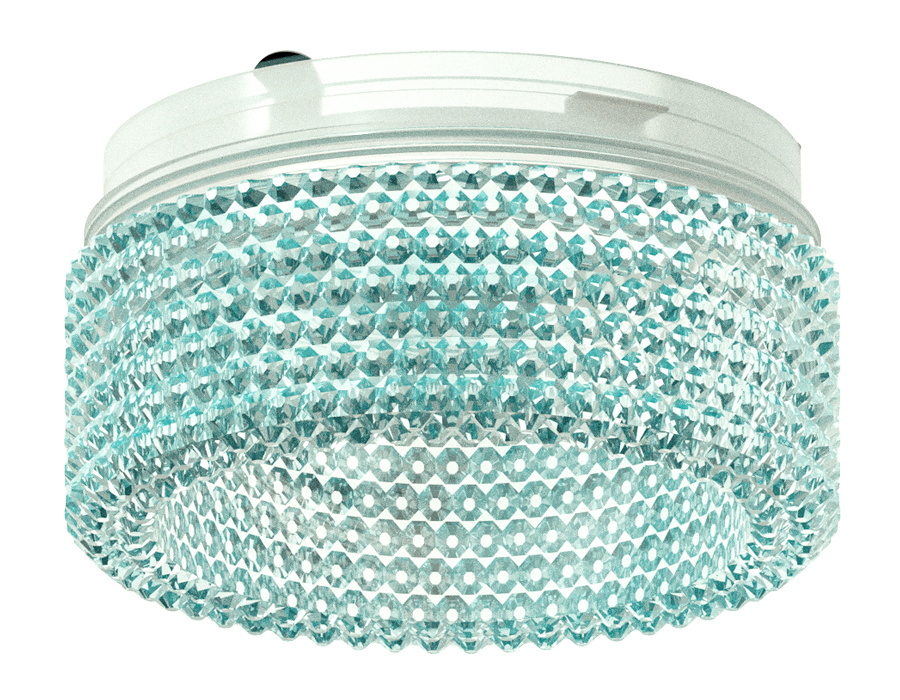 Насадка передняя для корпуса светильника Ambrella N6153 BL голубой D60*H25mm Out20mm MR16 (для корпуса светильника)