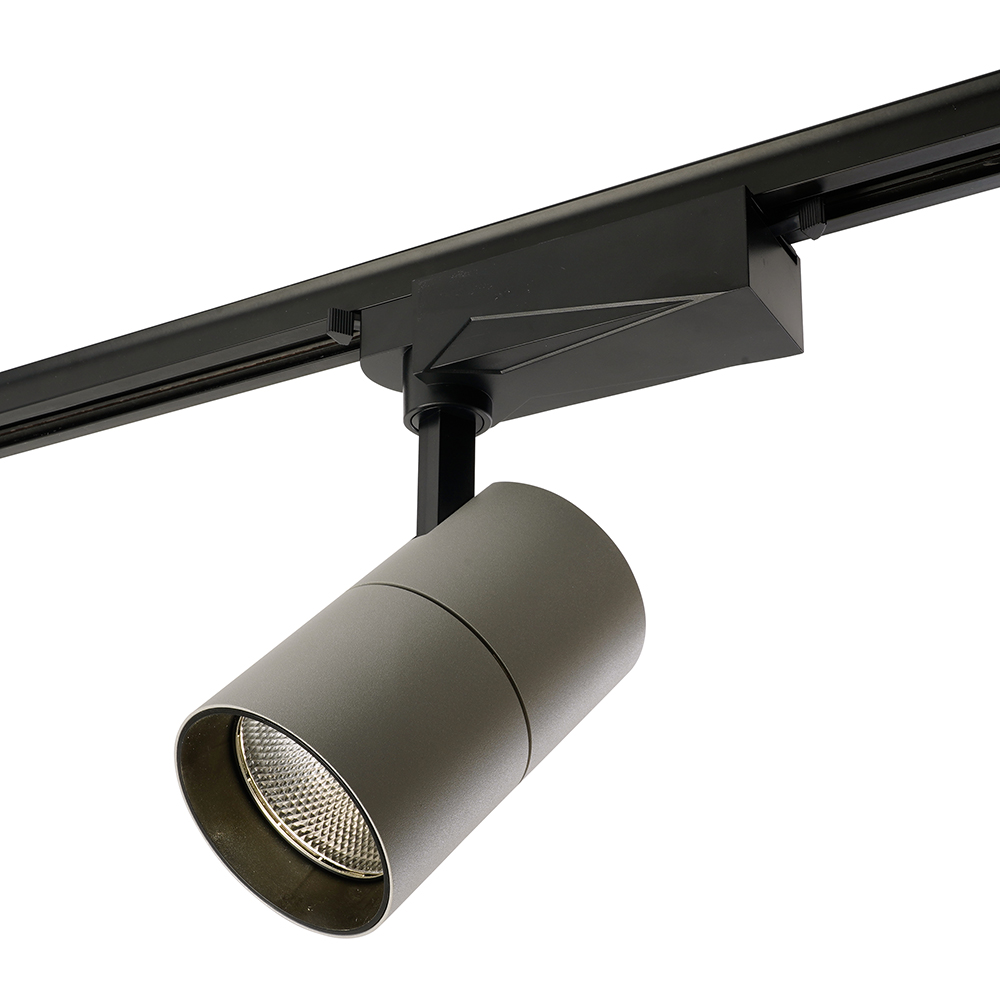 Светодиодный светильник Feron AL103 трековый однофазный на шинопровод 30W 4000K, 35 градусов, серый серия MarketBright