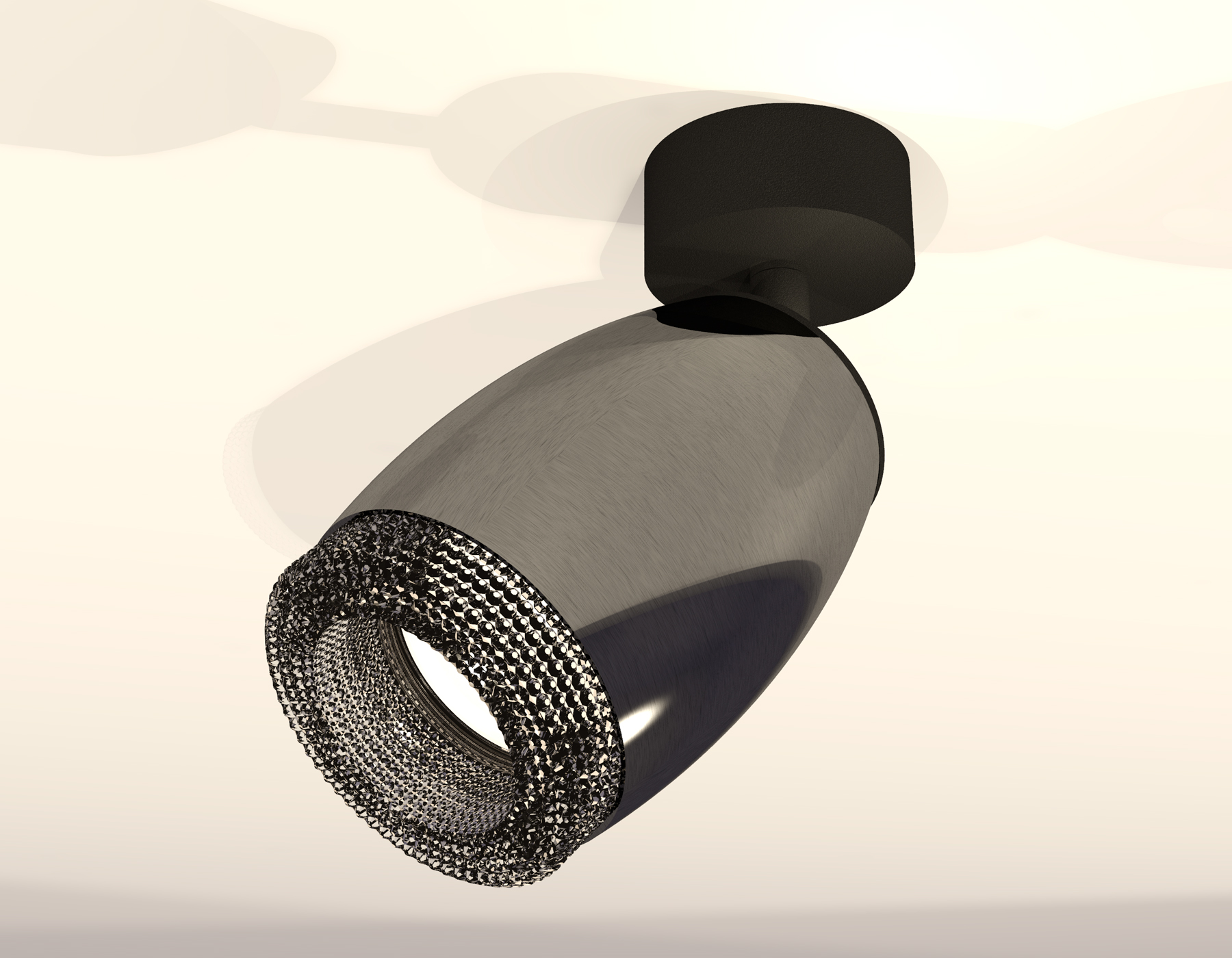 Спот поворотный XM1123002 DCH/SBK/BK черный хром/черный песок/тонированный MR16 GU5.3 (A2210, C1123, N7192)