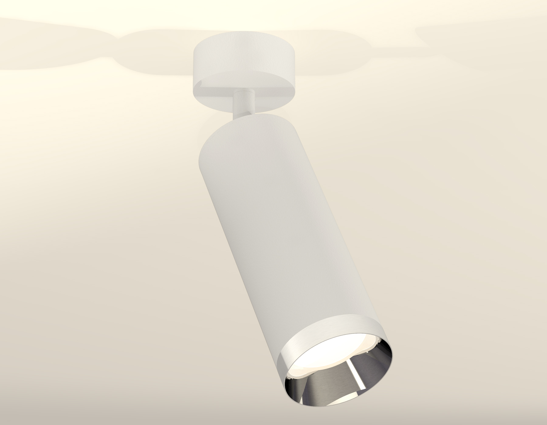 Накладной поворотный светильник XM6342003 SWH/PSL белый песок/серебро полированное MR16 GU5.3 (A2202, C6342, N6132)