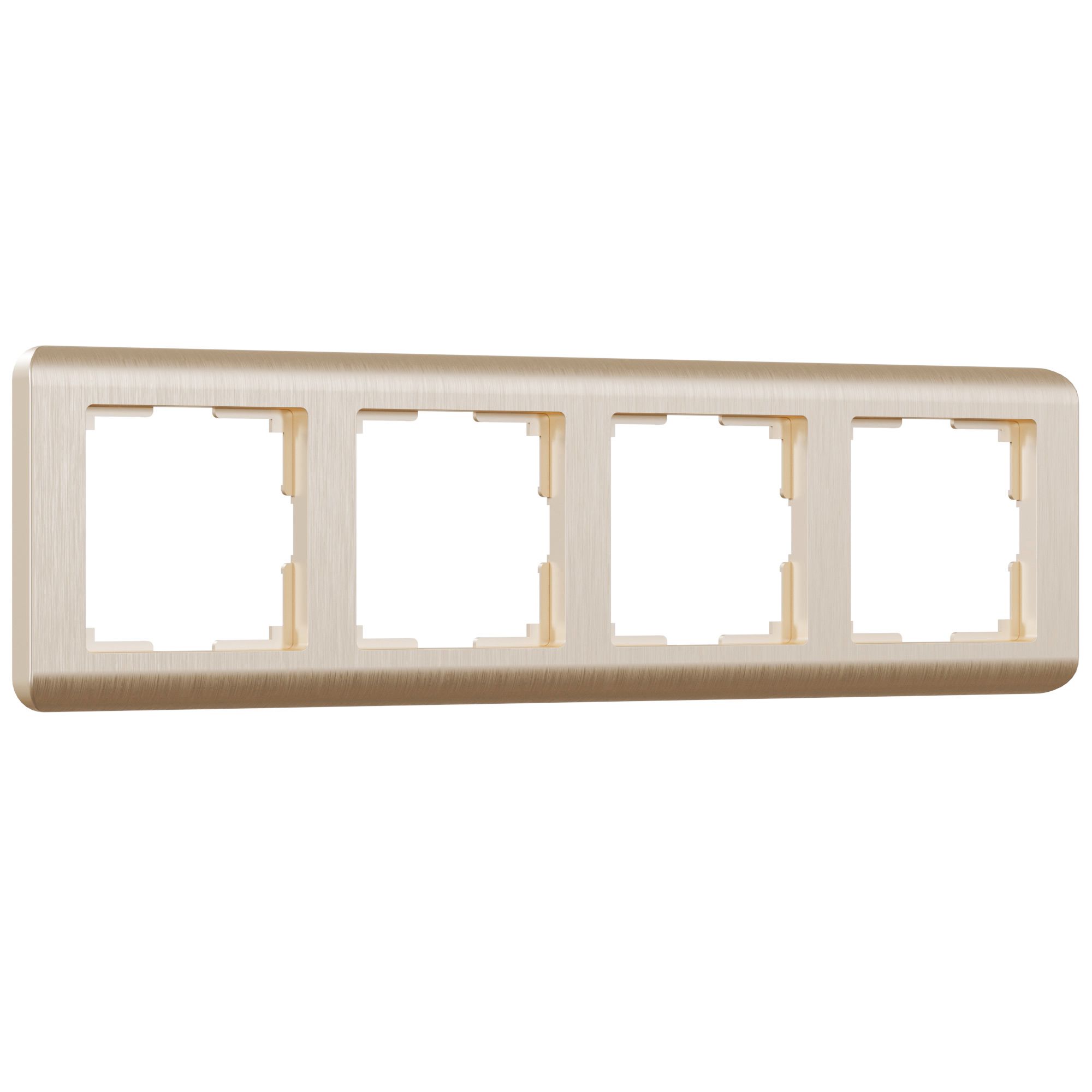 Рамка WERKEL Stream на 4 поста (шампань) WL12-Frame-04 / W0042111 / a034614