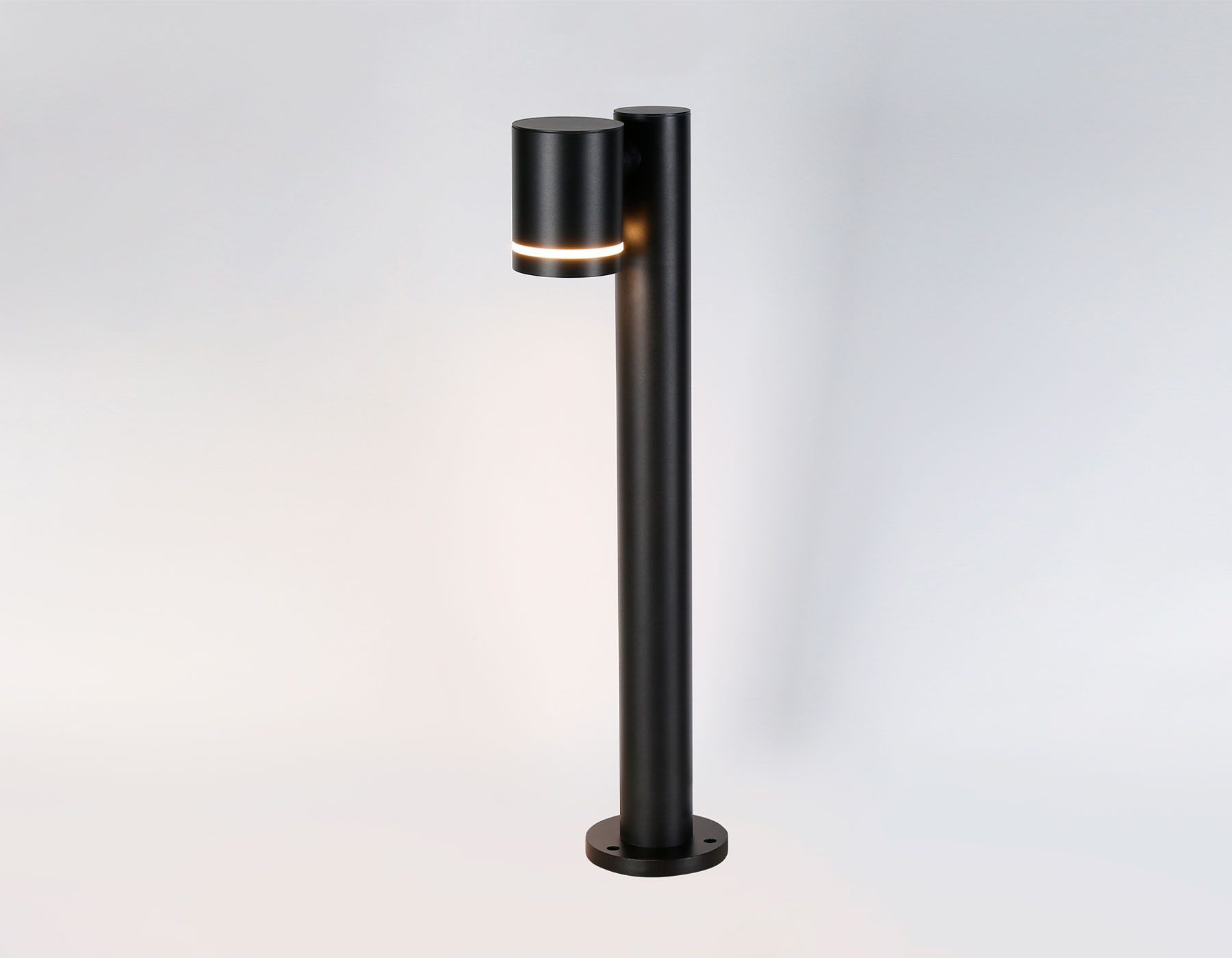 Уличный ландшафтный светильник ST3343 BK черный IP54 GX53 max 15W 100*85*600