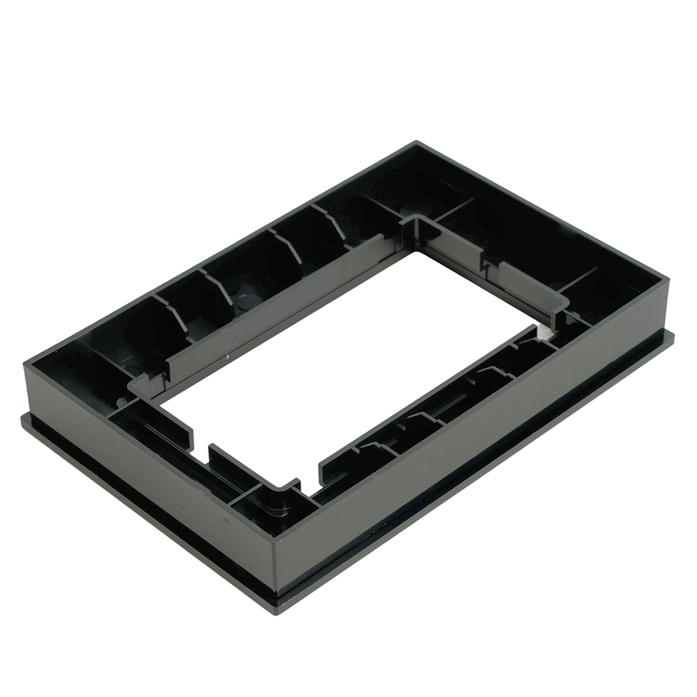 Рамка  2-местная (без перемычки), металл, STEKKER, MFR00-7012-05, серия Катрин, черный