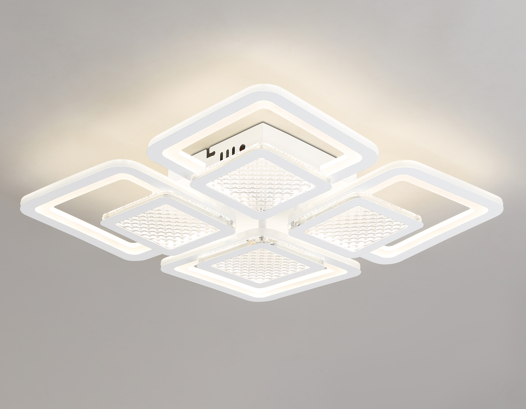 Потолочный LED светильник FA4283/4+4 WH белый 100W 3000K+6400K/4200K/6400K+3000K 435*435*70 (ПДУ ИК)