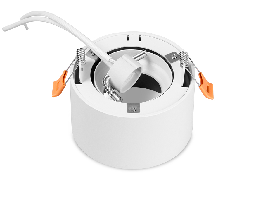 Встраиваемый светильник Ambrella Techno TN146 WH/BK белый/черный Встраиваемый светильник Ambrella Techno TN146 WH/BK белый/черный