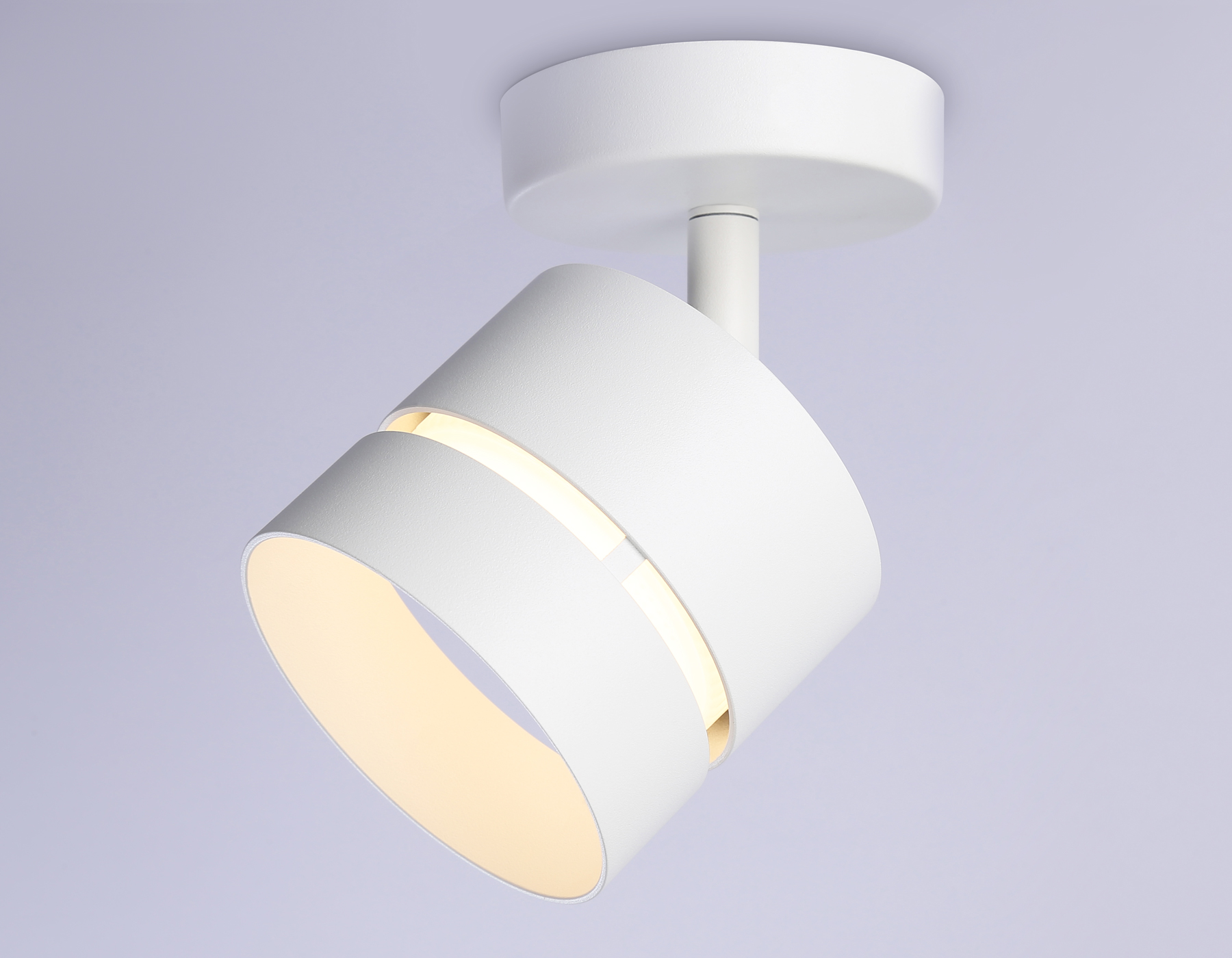 Накладной поворотный спот Ambrella TN71055 WH белый GX53 max 12W D85*145