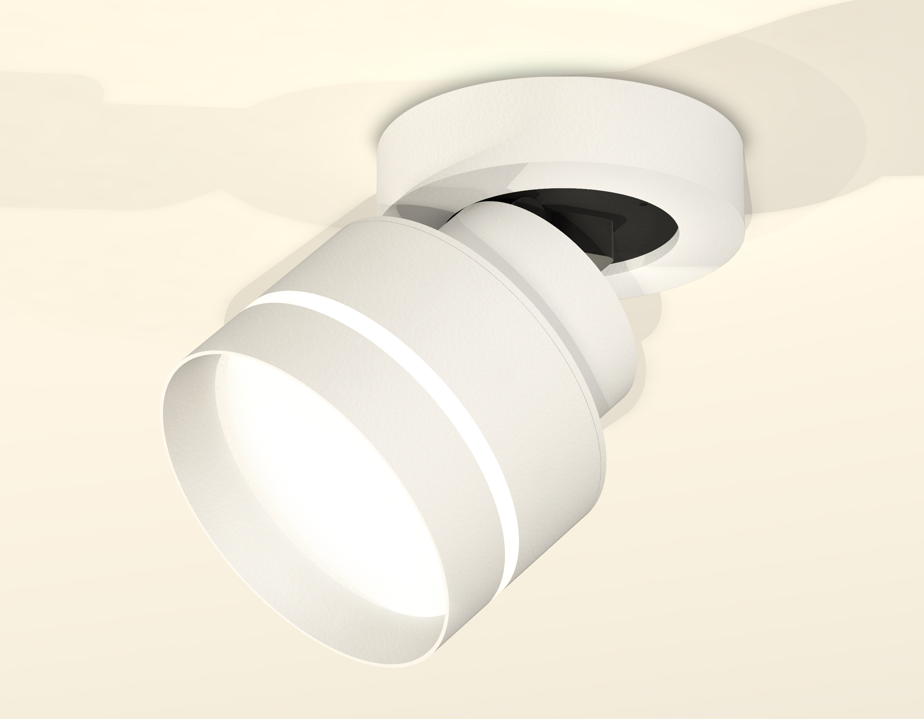 Накладной поворотный светильник XM8101025 SWH/FR белый песок/белый матовый GX53 (A2228, A2105, C8101, N8461)