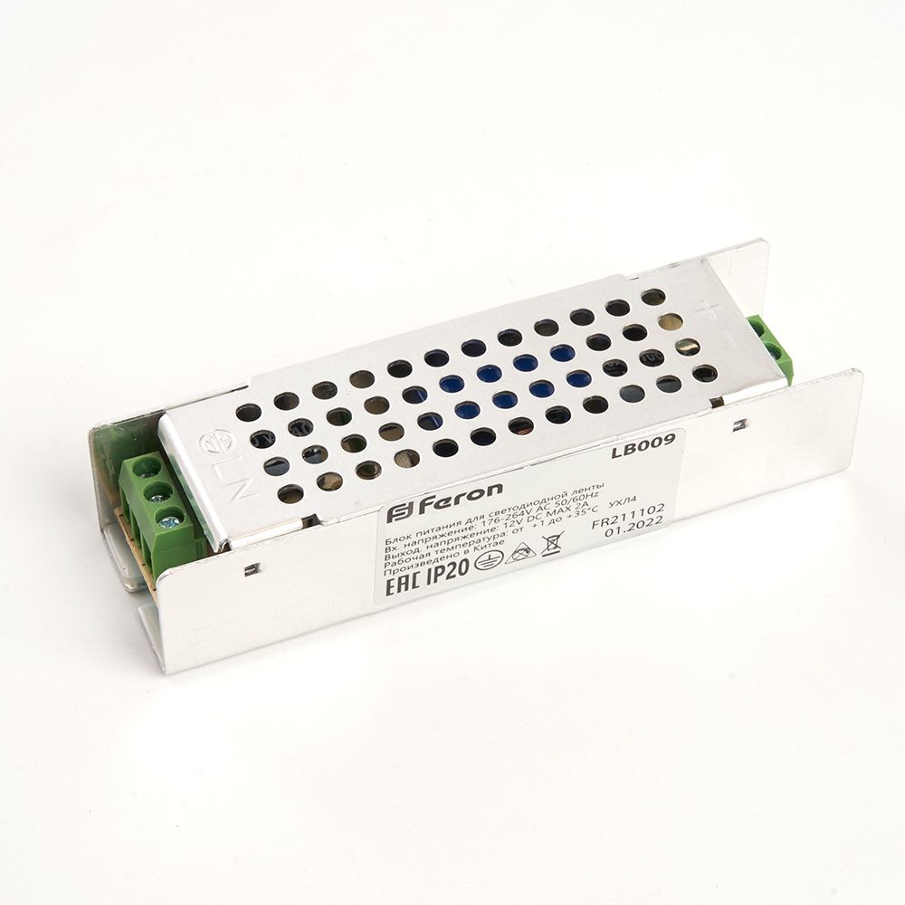 Трансформатор электронный для светодиодной ленты 36W 12V (драйвер), LB009 Трансформатор электронный для светодиодной ленты 36W 12V (драйвер), LB009