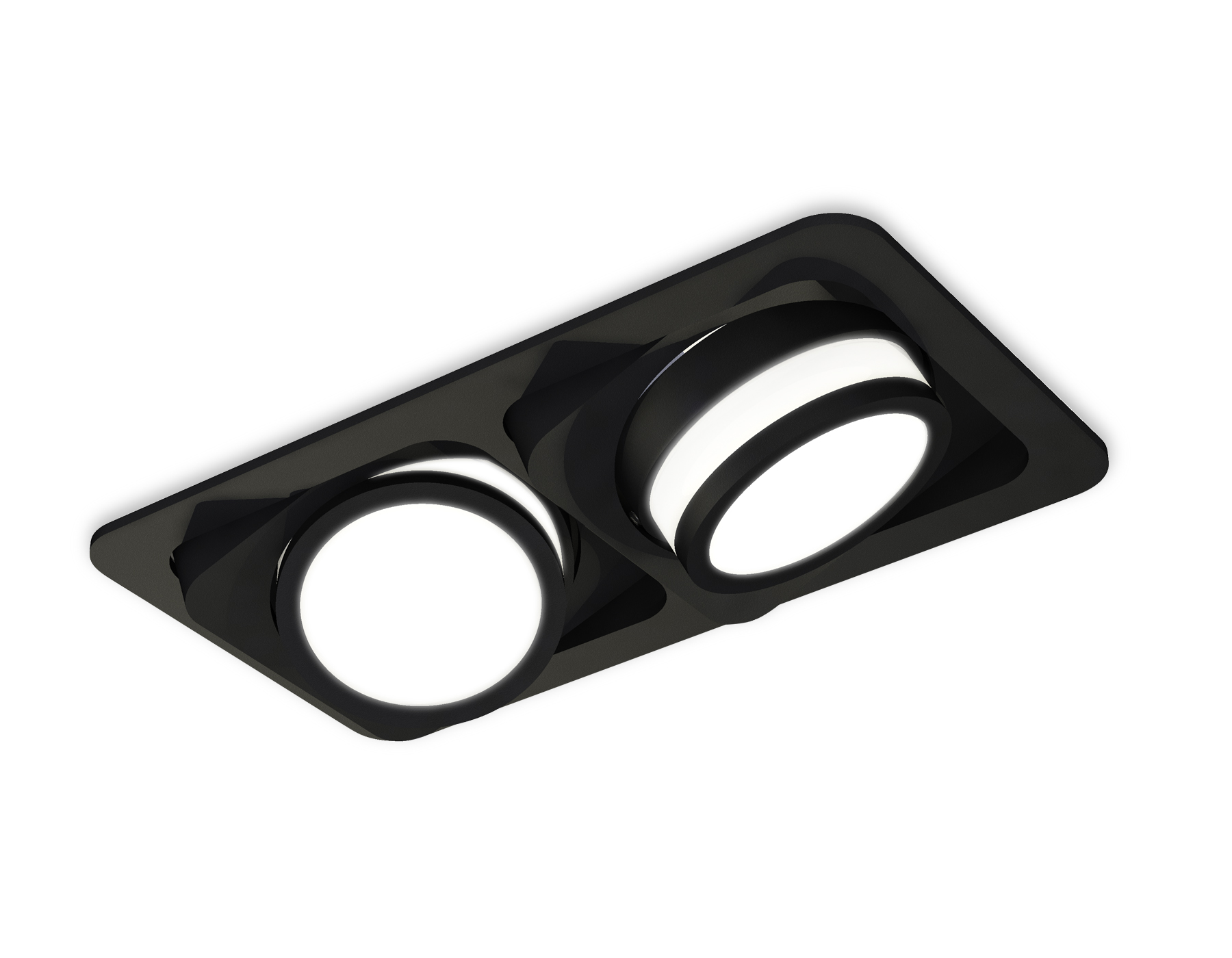 Встраиваемый поворотный светильник XC7664081 SBK/FR черный песок/белый матовый MR16 GU5.3 (C7664, N7121)