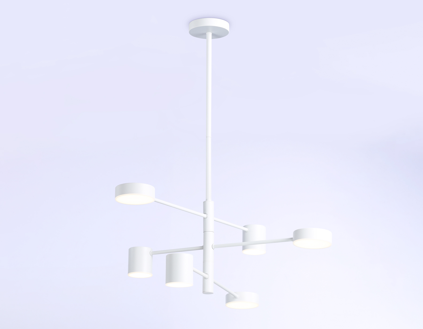 Подвесной светильник Ambrella FL51684/6 WH белый 3000K/4200K/6400K 36W D700*930 (Без ПДУ) Подвесной светильник Ambrella FL51684/6 WH белый 3000K/4200K/6400K 36W D700*930 (Без ПДУ)