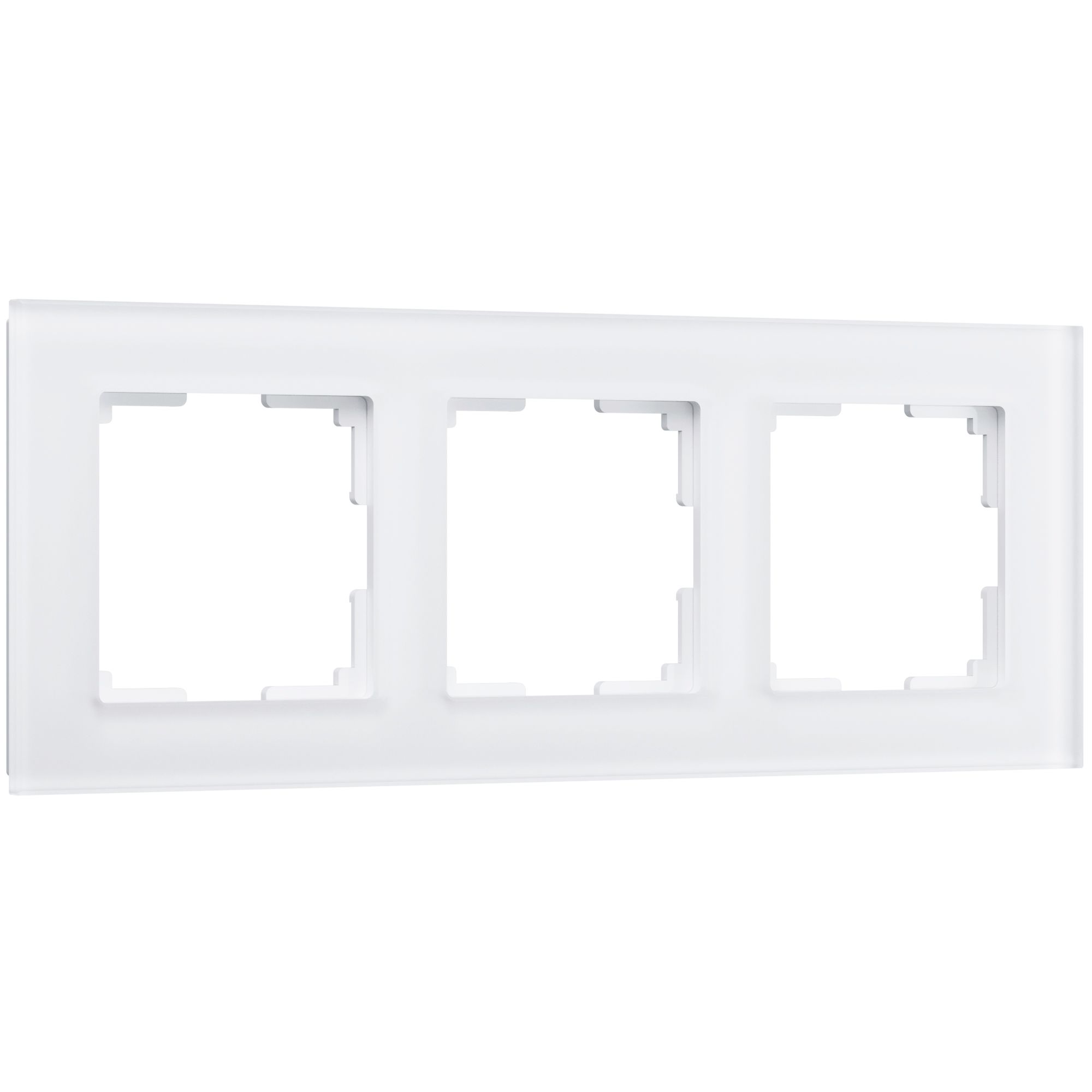 Рамка WERKEL Favorit на 3 поста (белый матовый) WL01-Frame-03 / W0031105 / a036579
