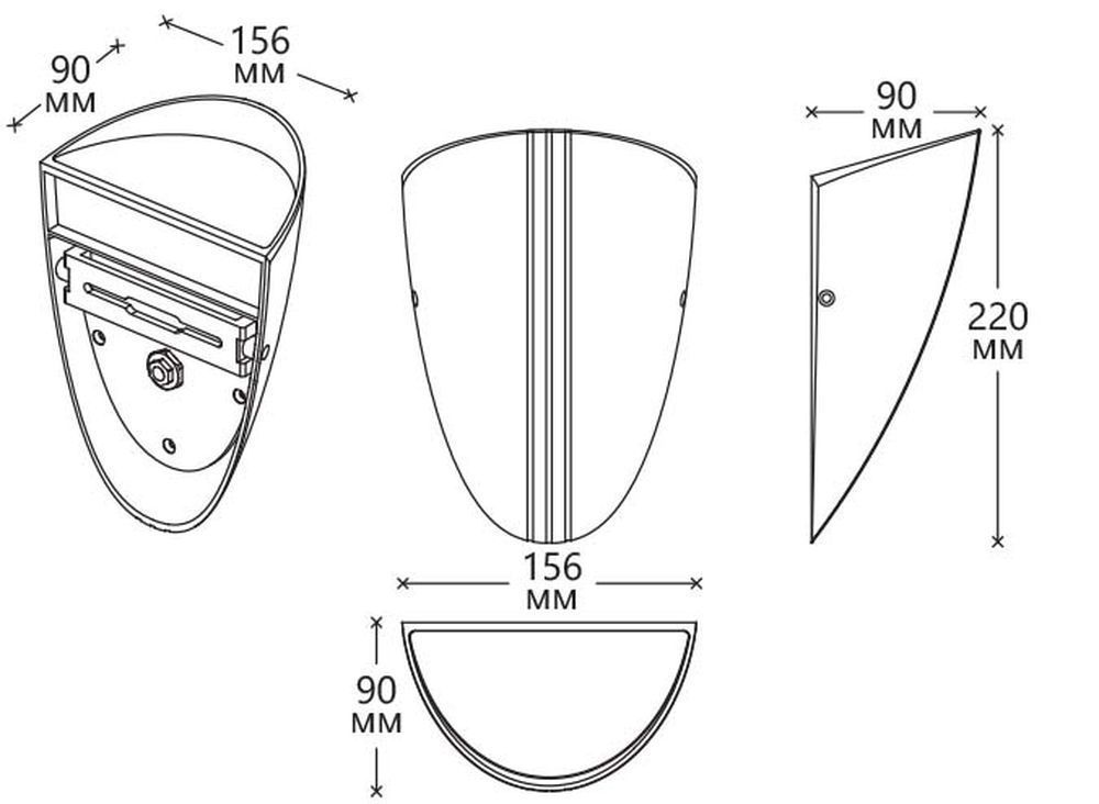 Светодиодная подсветка архитектураная Feron SP4310 Luxe накладной 230V 13W  6400K IP65