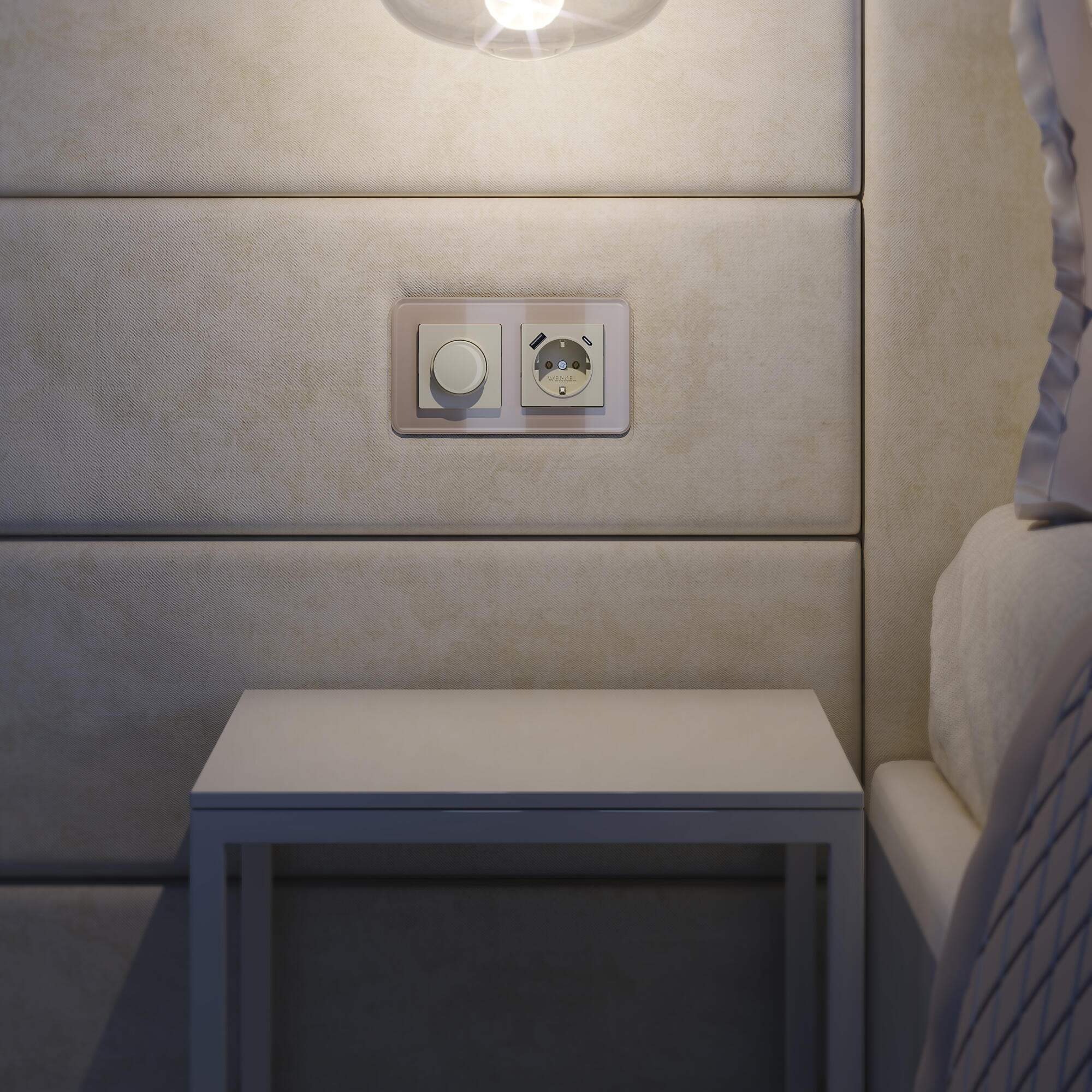 Рамка WERKEL на 2 поста Elite (дымчатый, стекло) W0022417