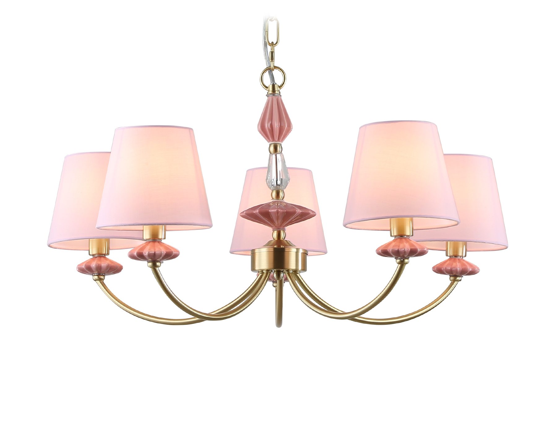 LH75024/5 GD/PI золото/розовый E14/5 max 40W D700*780