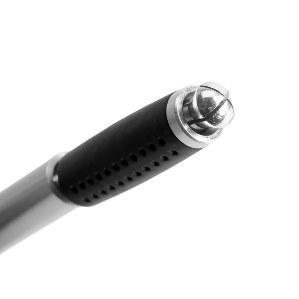 Нож макетный с алюминиевой рукояткой, 0,5 мм, кейс, 6 лезвий в комплекте, STEKKER KMU-41-S