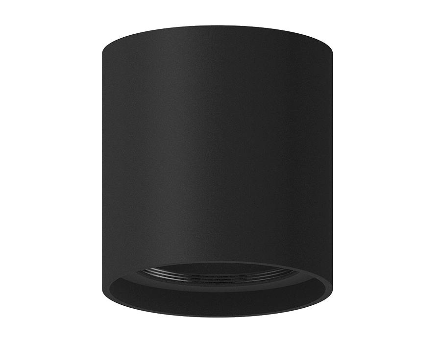 Корпус светильника накладной Ambrella C7723 SBK черный песок D95*H100mm MR16 GU5.3 для насадок D70mm