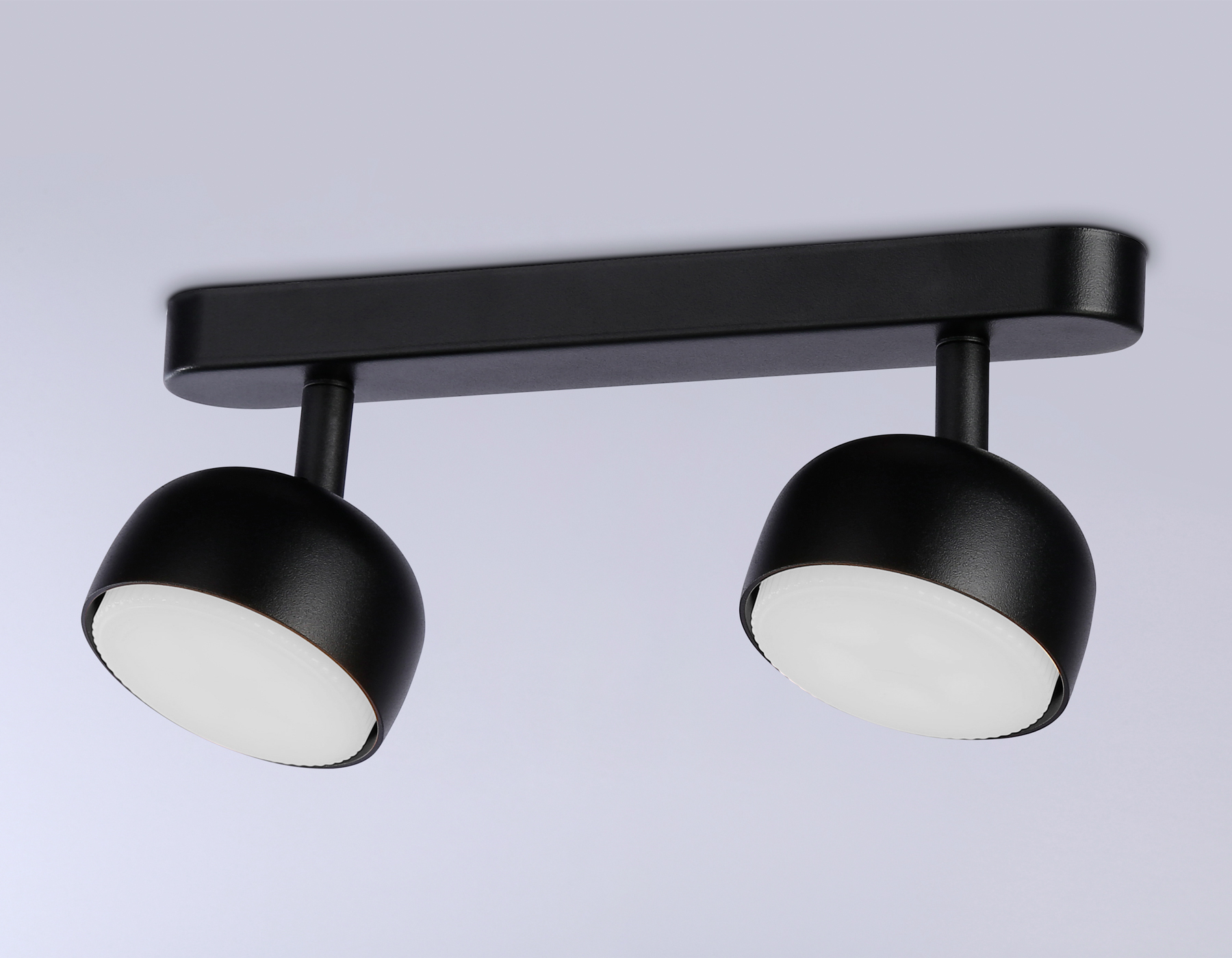 Накладной поворотный спот Ambrella TN71012/2 BK черный GX53/2 max 12W 260*80*90