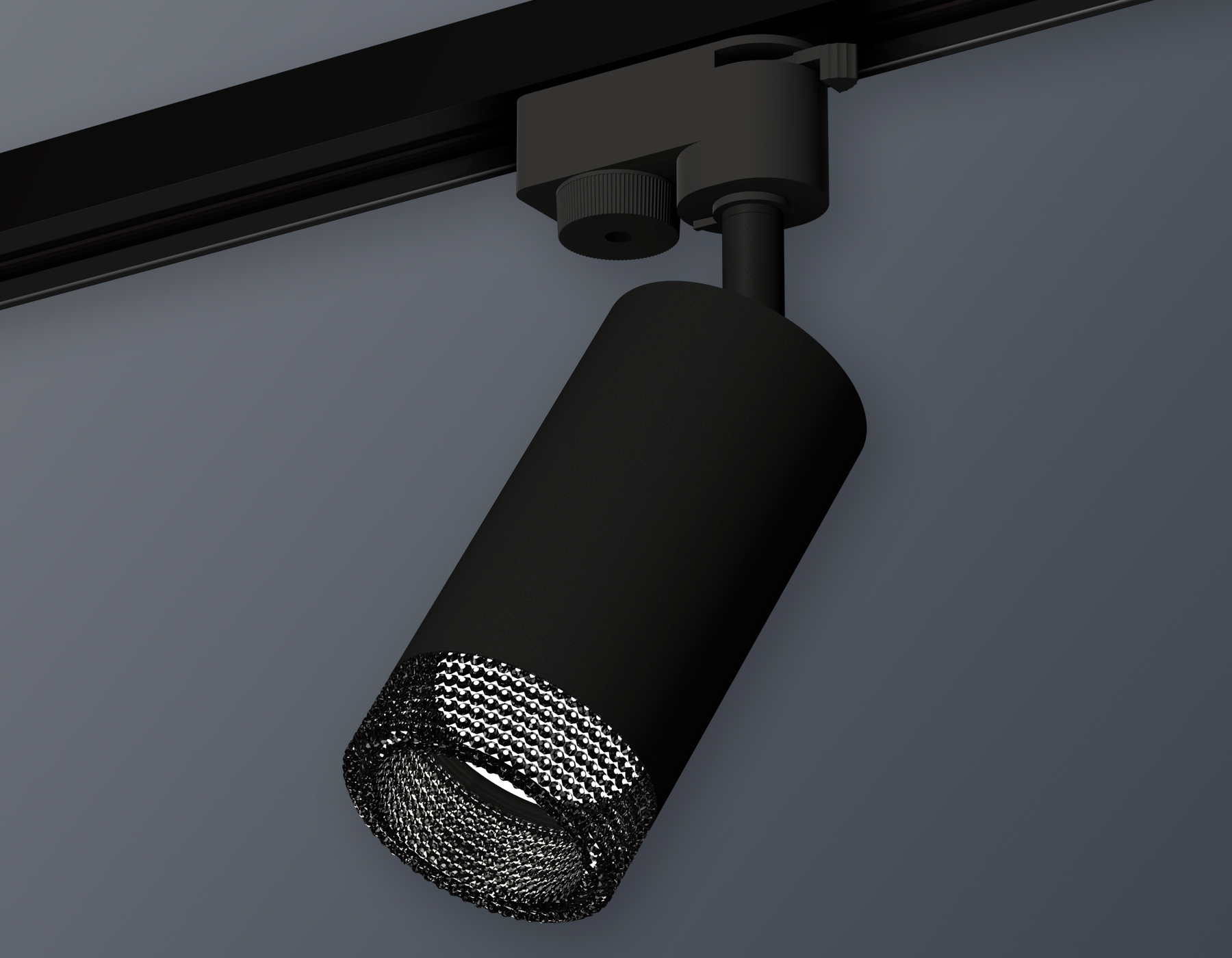 Комплект трекового светильника Ambrella XT6323081 SBK/BK черный песок/тонированный MR16 GU5.3 (A2521, C6323, N6151)