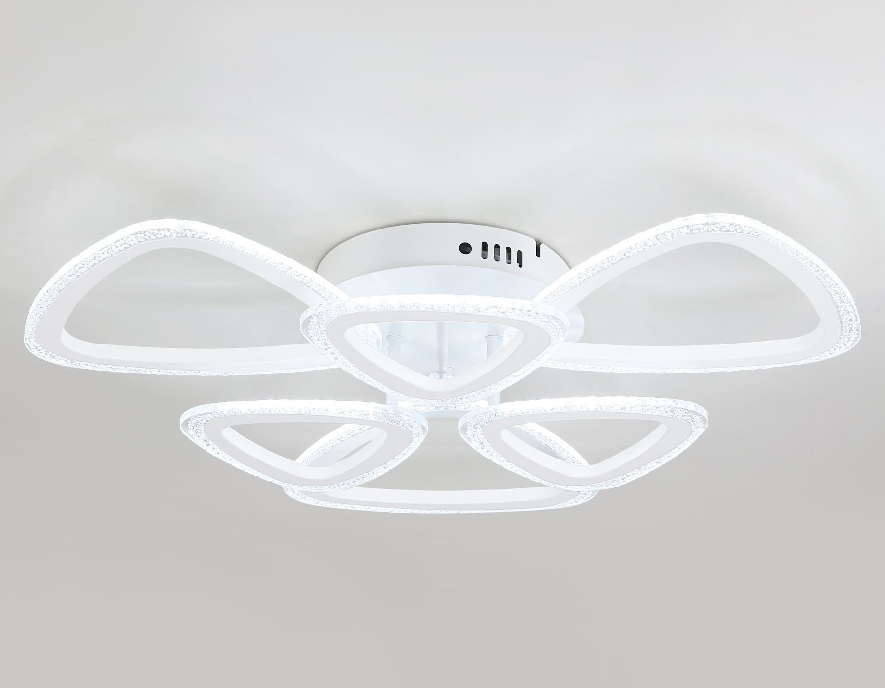 Потолочный LED светильник FA4512/3+3 WH белый 80W 4200K/3000K/6400K D640*120 (ПДУ ИК)