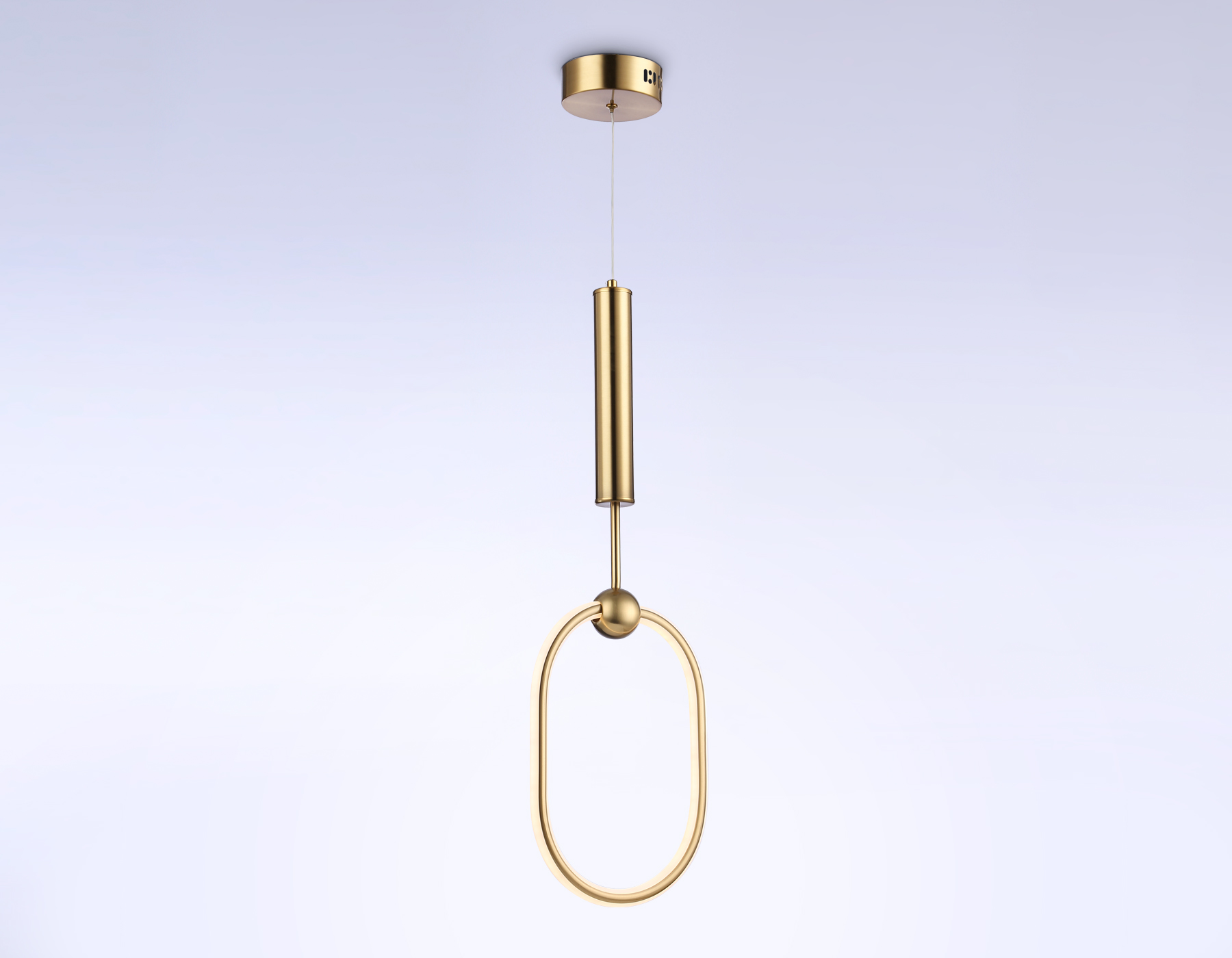 Подвесной светильник Ambrella FL10578 BS латунь 3000K/4200K/6400K 56W 230*16*1000 (ПДУ ИК)