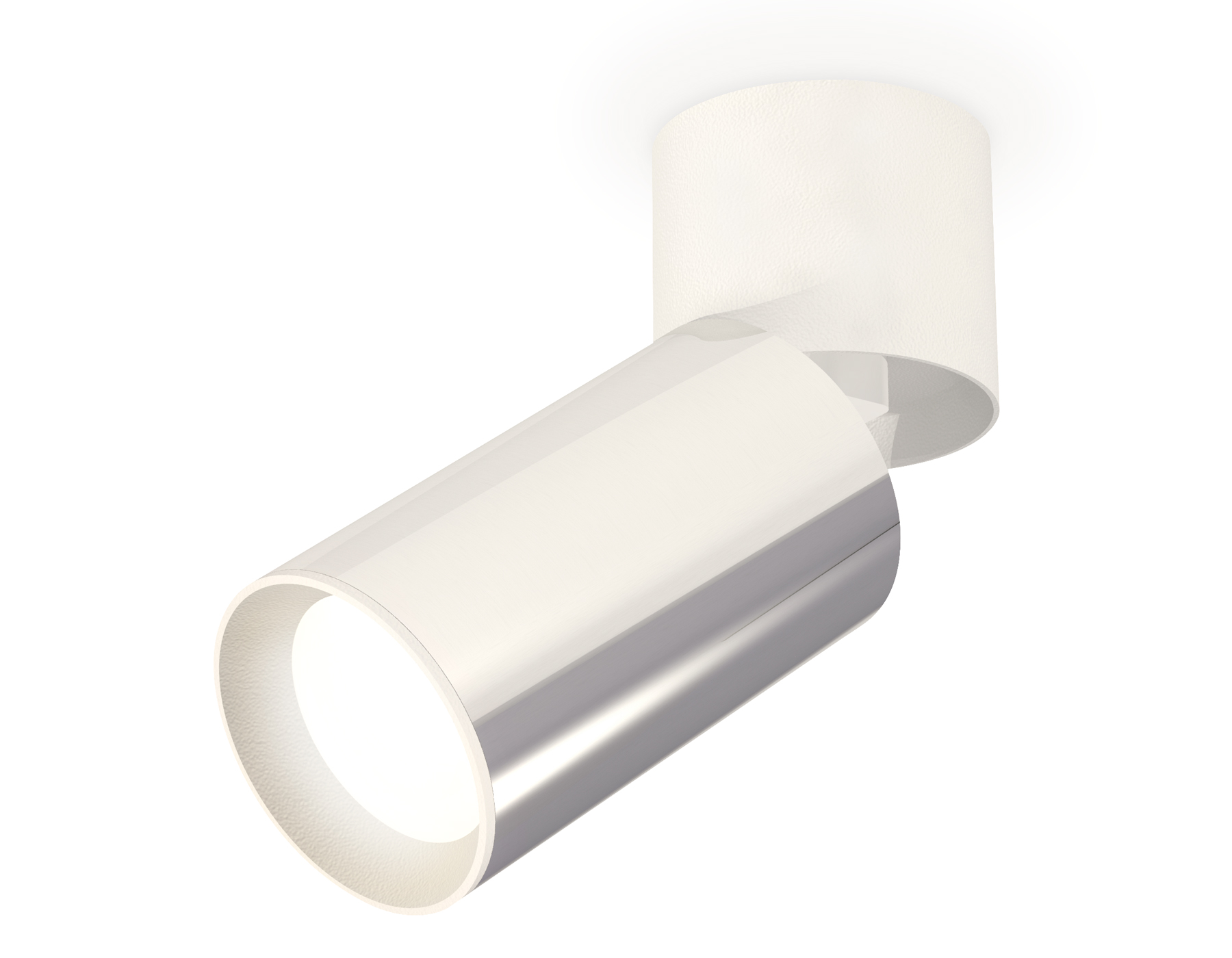Накладной поворотный светильник XM6325030 PSL/WH/SWH серебро полированное/белый/белый песок (A2220, C6325, N6101)