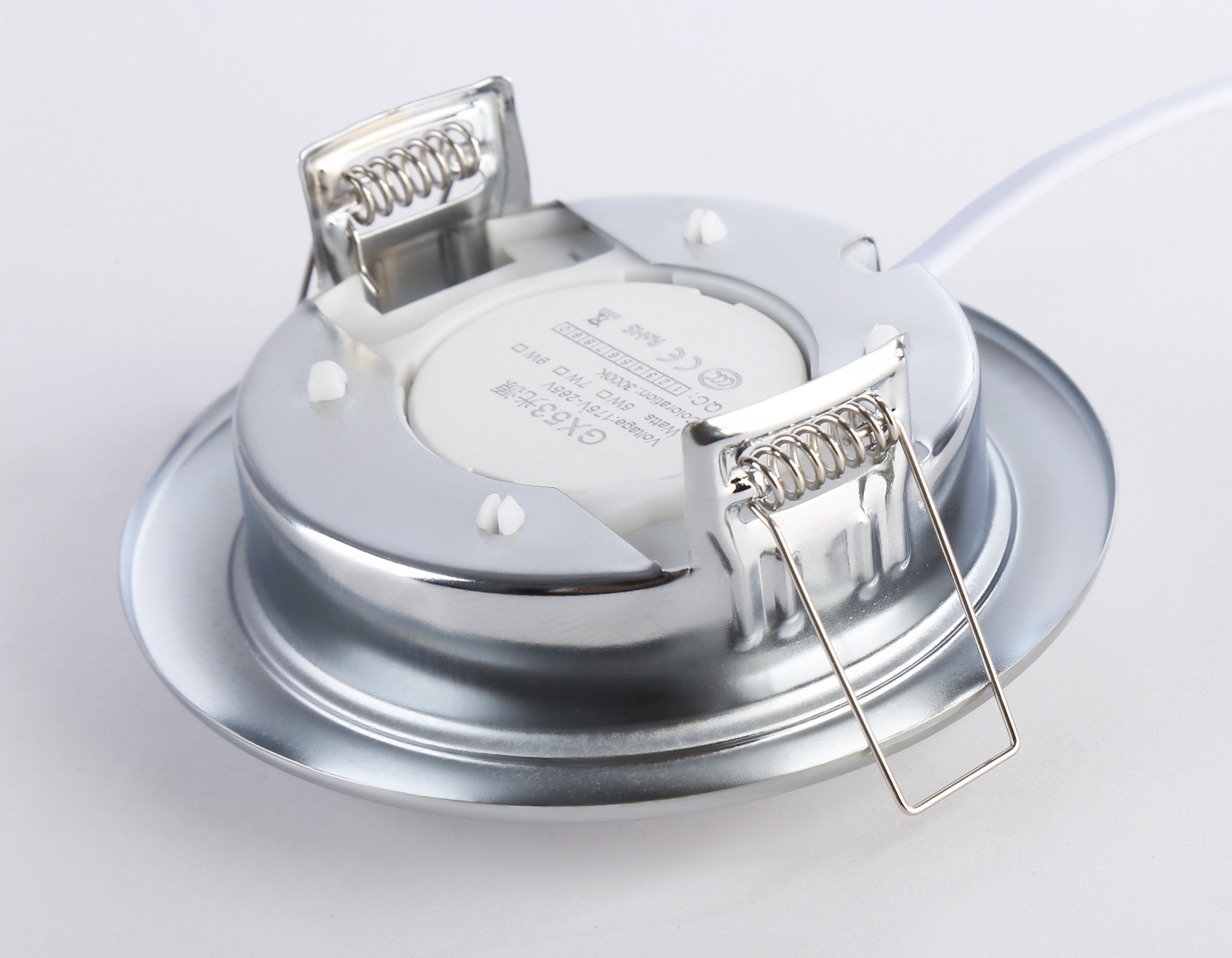 Встраиваемый светильник Ambrella G10102 CH хром GX53 max 12W D106*38