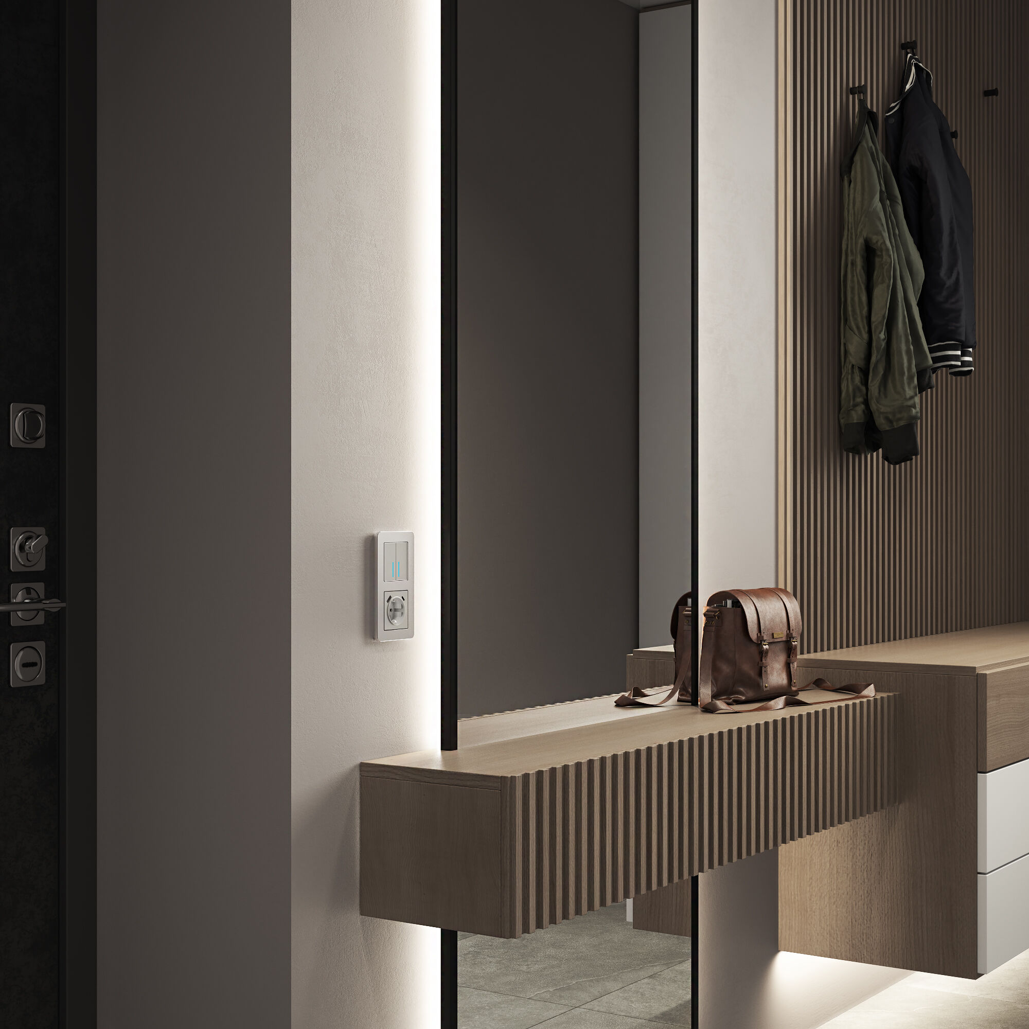 Рамка на 2 поста Platinum Werkel (алюминий) W0022606