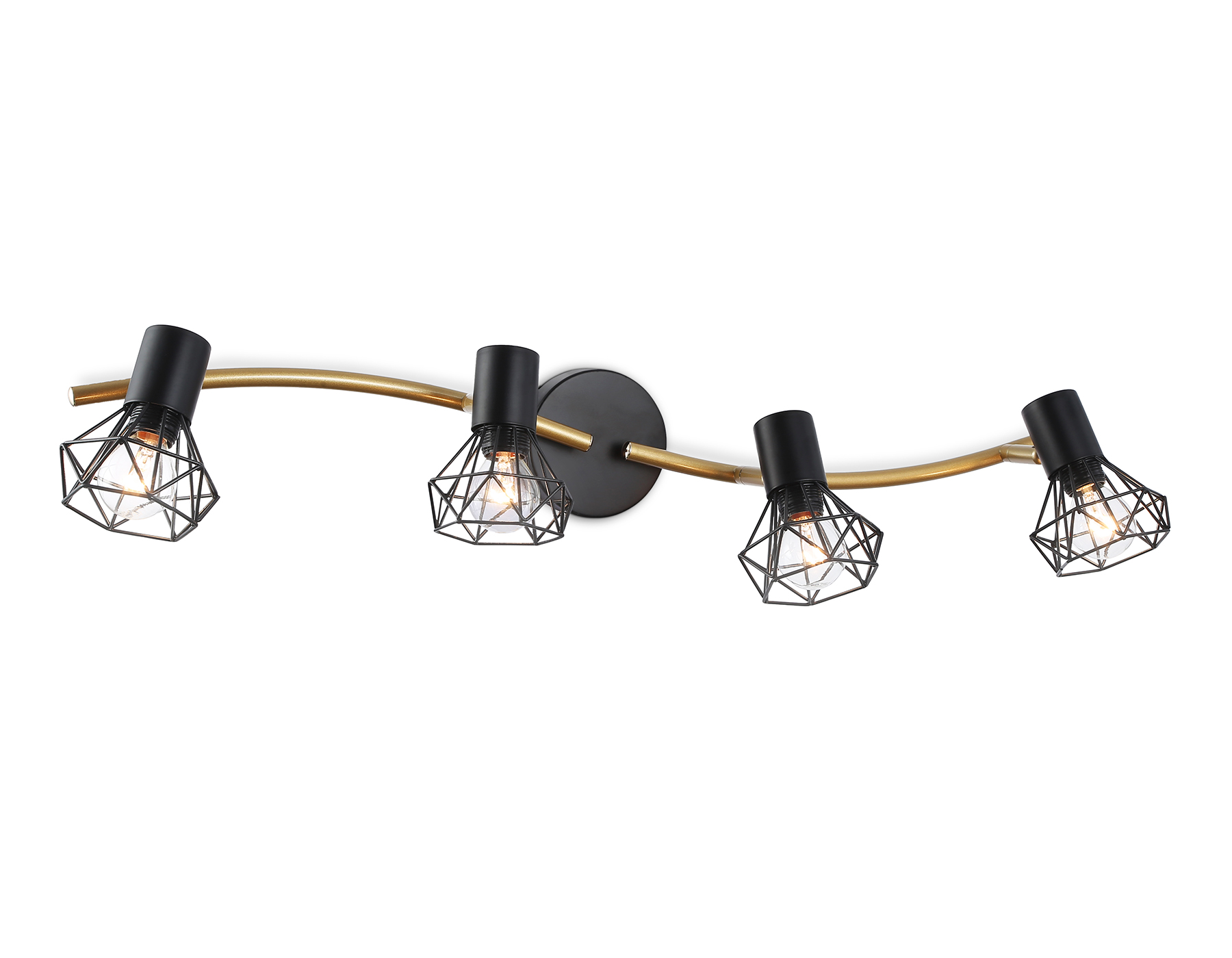 TR8658/4 BK/GD черный/золото E14/4 max 60W 750*100*185 TR8658/4 BK/GD черный/золото E14/4 max 60W 750*100*185