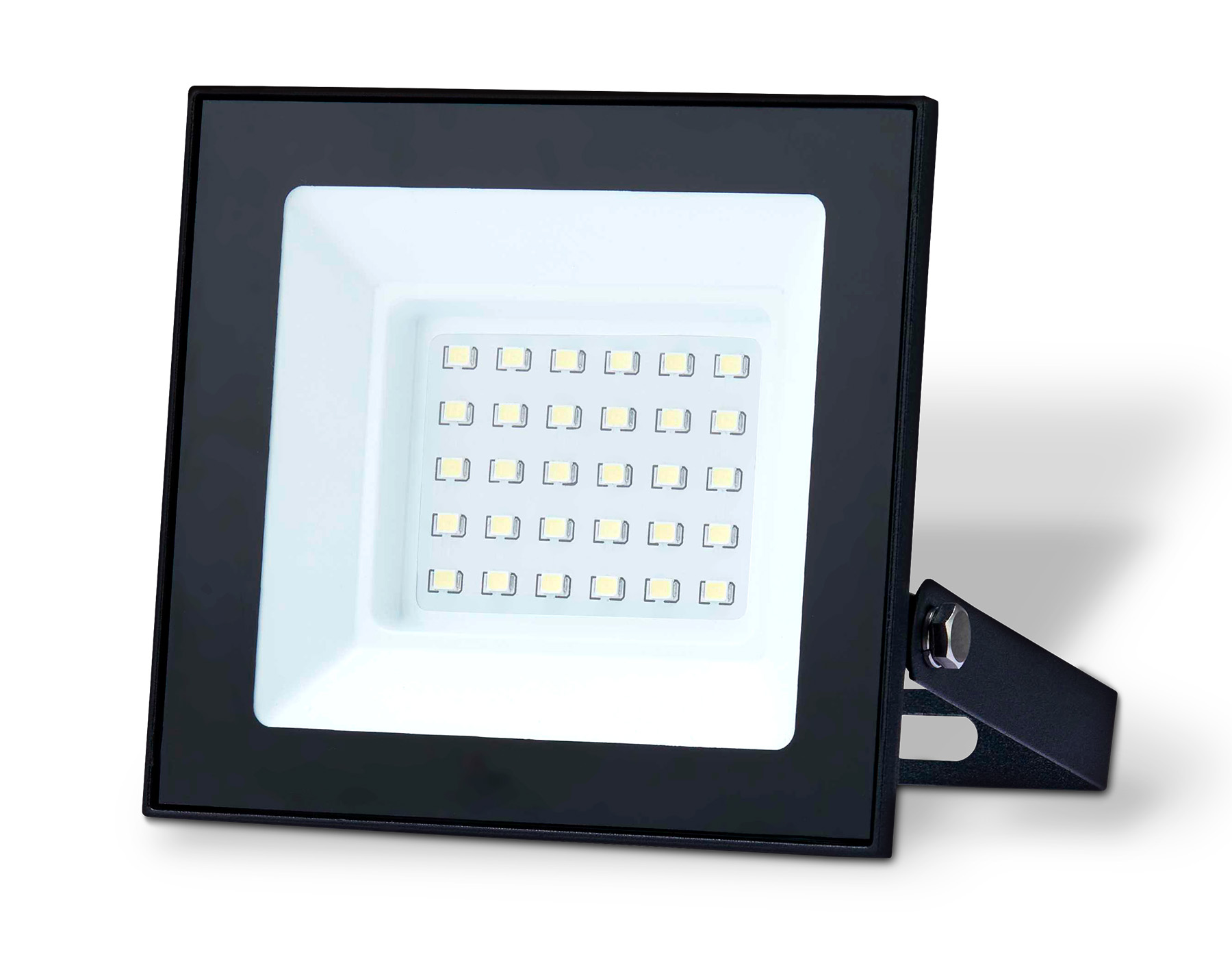 Прожектор светодиодный ST8016 BK черный IP65 LED 6500K 30W 116*105*26