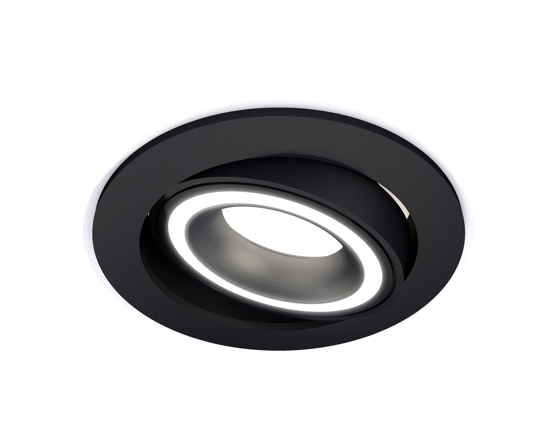 Встраиваемый поворотный светильник XC7652080 SBK/FR черный песок/белый матовый MR16 GU5.3 (C7652, N7111)