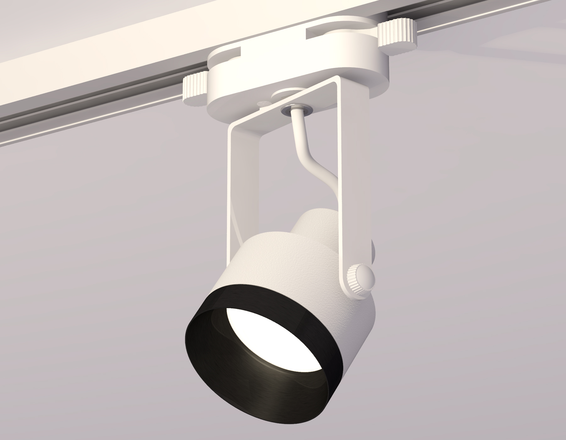 Трековый однофазный светильник XT6601041 WH/PBK белый/черный полированный MR16 GU10 (C6601, N6131)
