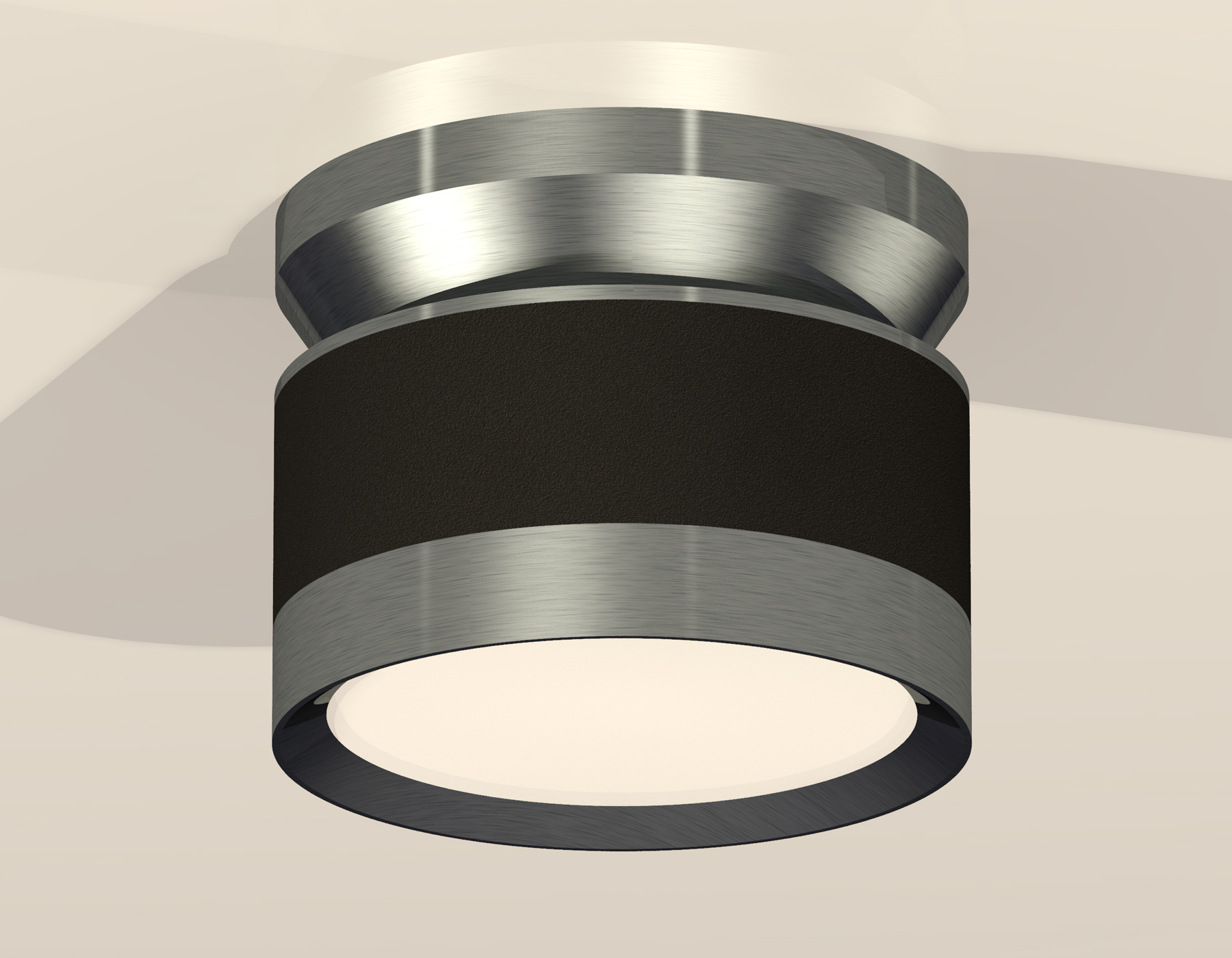 Накладной светильник XS8102070 SBK/PPH черный песок/графит полированный GX53 (N8919, C8102, N8133)