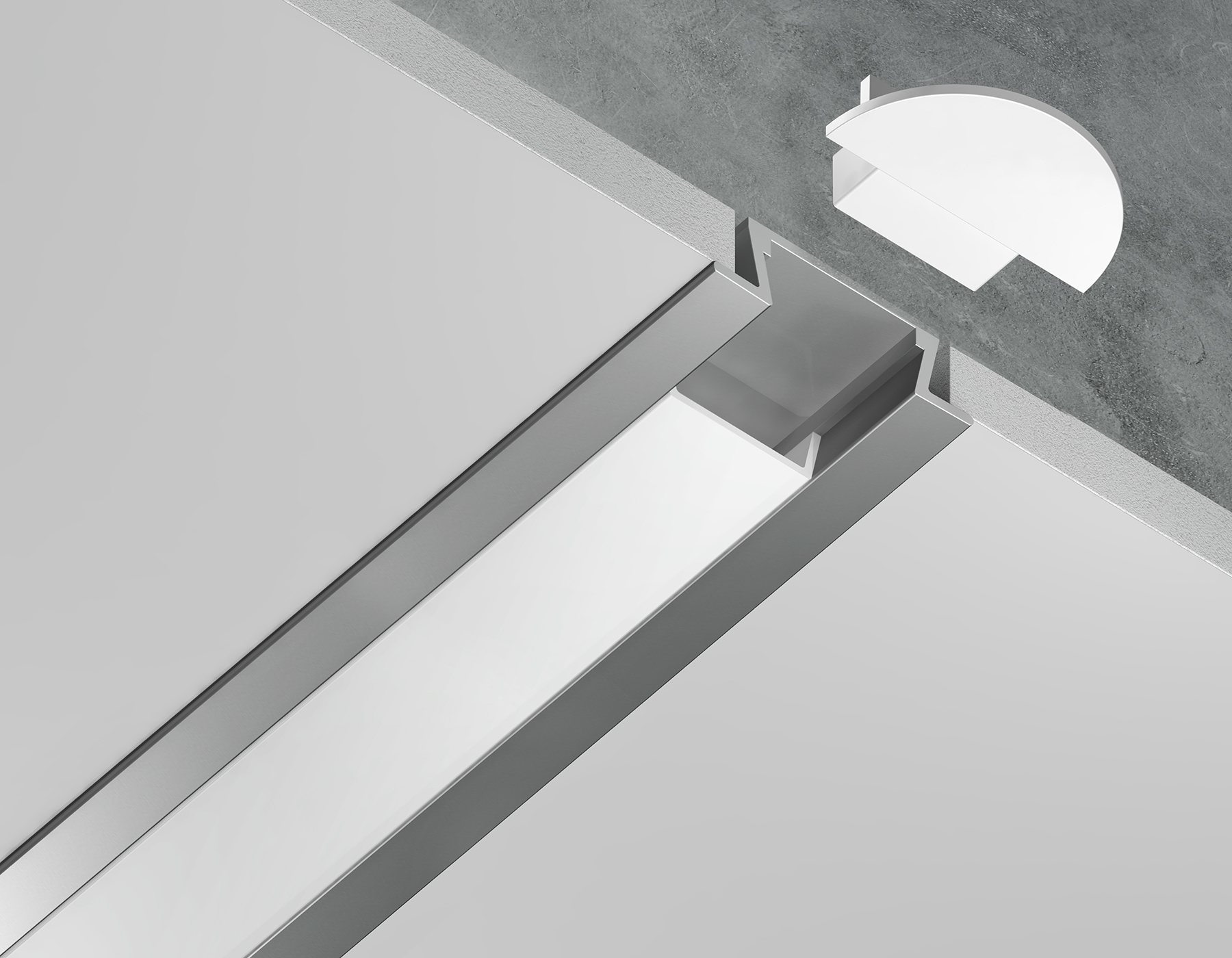 GP1001AL серебро 2000*21.5*6.8