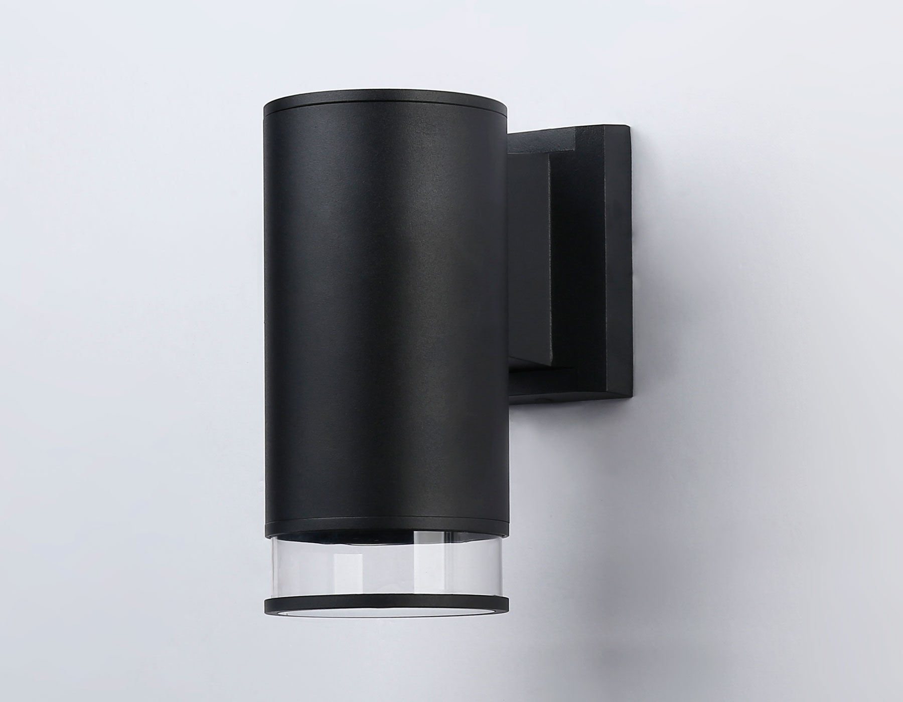 Уличный настенный светильник ST3819 BK/CL черный/прозрачный IP54 GU10 max 35W 187*90*160