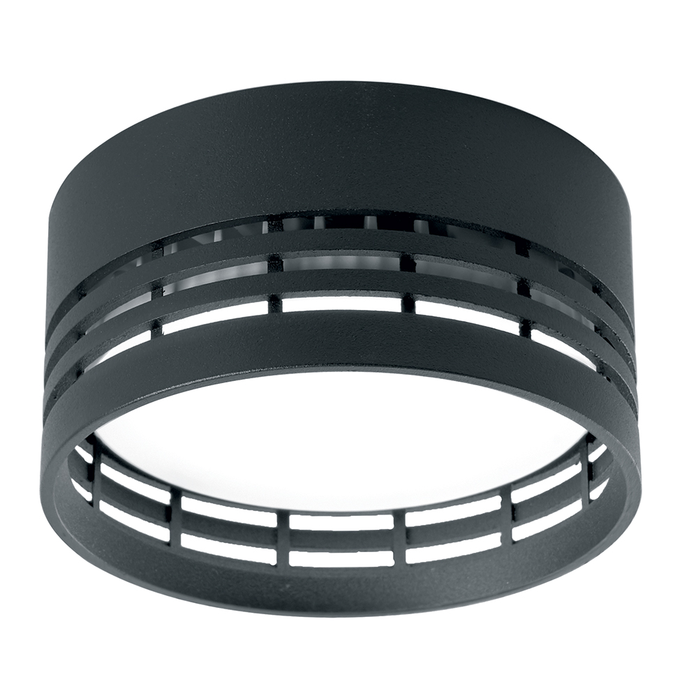 Светильник потолочный Feron HL354 12W, 230V, GX53, черный