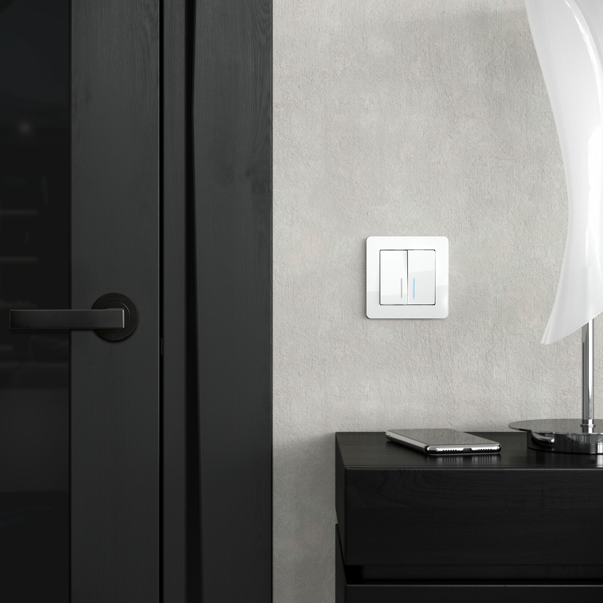 Рамка на 1 пост Acrylic Werkel (белый) W0012701