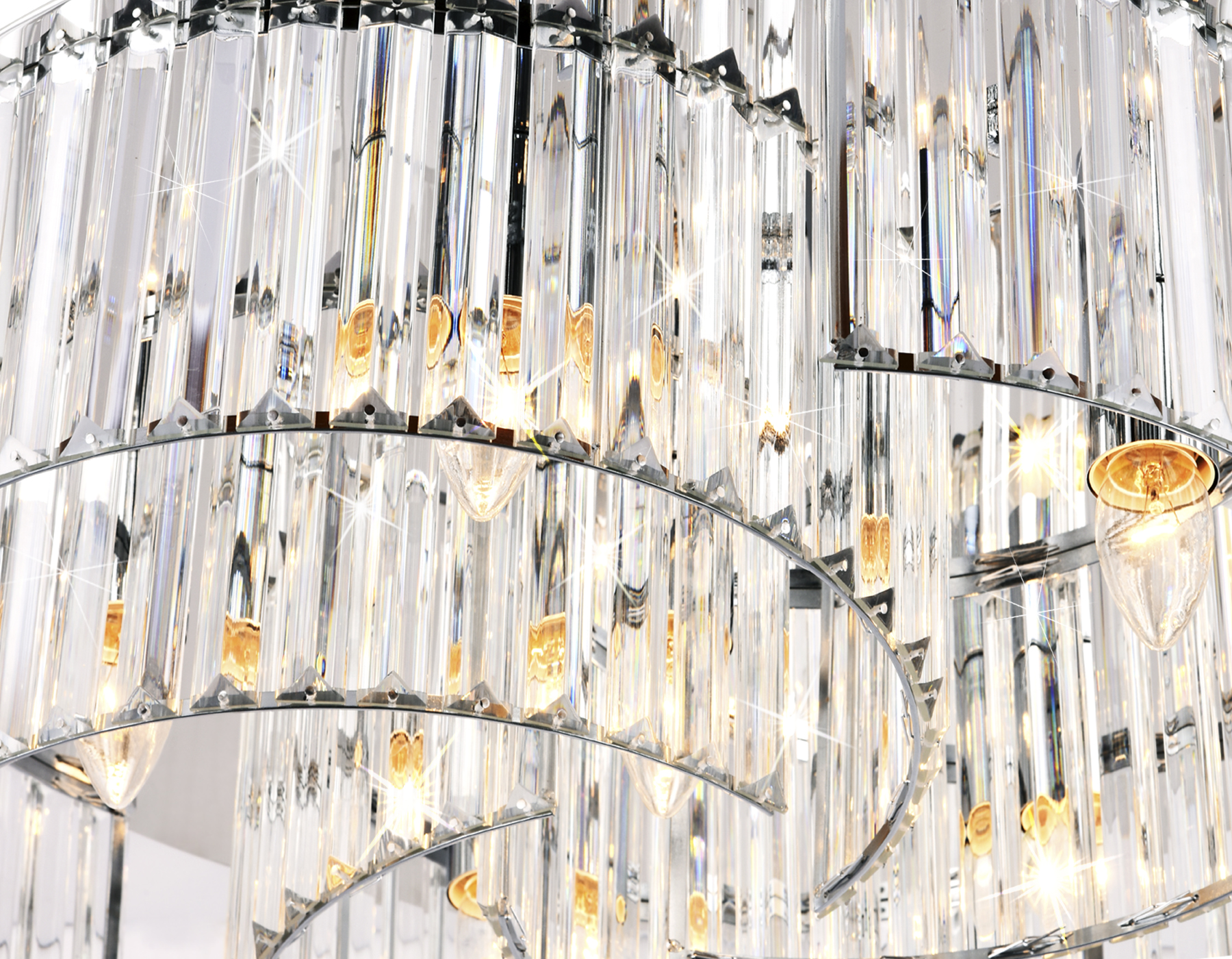 Потолочный светильник Ambrella TR5205/6 CH/CL хром/прозрачный  E27/6 max 40W D600*180