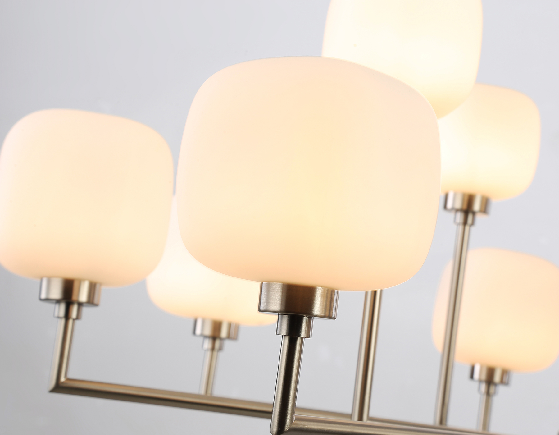 LH53005/12 SN/FR сатин никель/белый матовый G9*12 max 40W D910*680