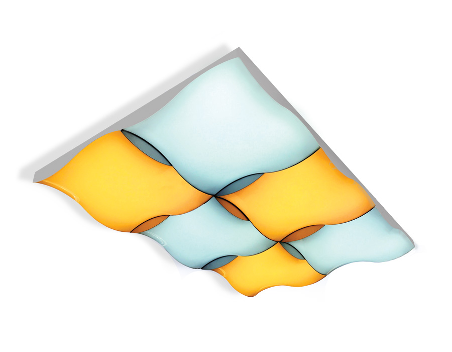 Потолочный LED светильник FP2356 WH белый 216W 810*540*90 (ПДУ РАДИО 2.4)