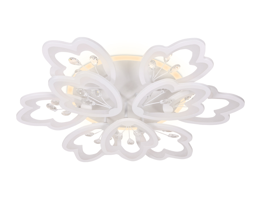 Потолочный светодиодный светильник Ambrella FA511/6+3 WH белый 252W+40W 3000K/6400K D750*120 (ПДУ РАДИО 2.4) Потолочный светодиодный светильник Ambrella FA511/6+3 WH белый 252W+40W 3000K/6400K D750*120 (ПДУ РАДИО 2.4)