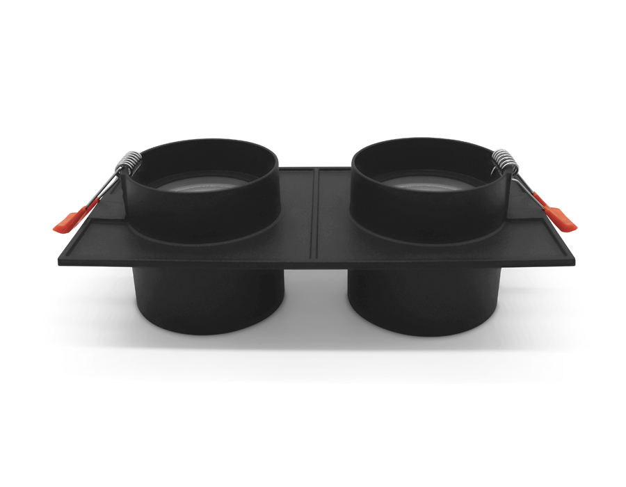 Встраиваемый точечный светильник Ambrella TN331/2 SBK черный песок GU5.3 182*92*60 Встраиваемый точечный светильник Ambrella TN331/2 SBK черный песок GU5.3 182*92*60