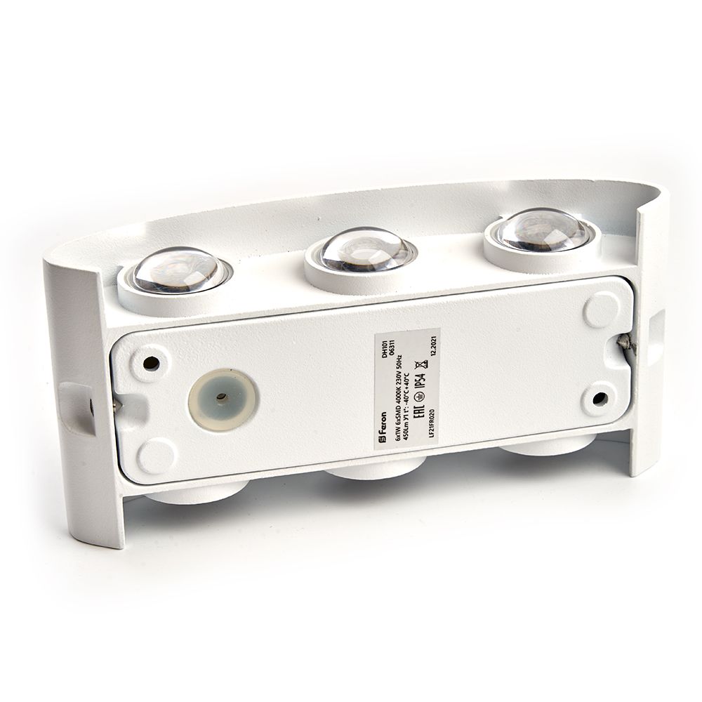 Светильник уличный светодиодный Feron DH101, 6*1W, 450Lm, 4000K, белый Светильник уличный светодиодный Feron DH101, 6*1W, 450Lm, 4000K, белый