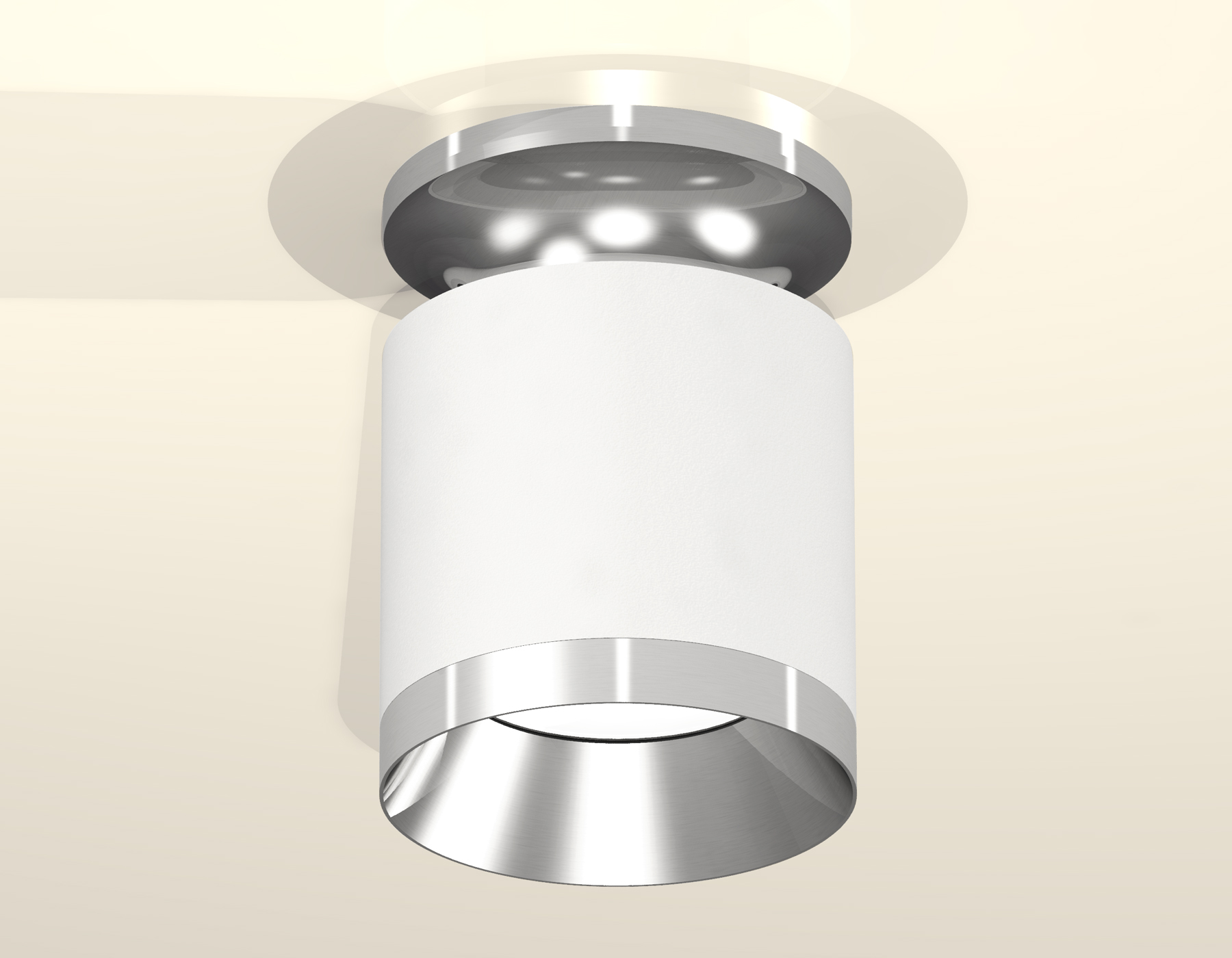 Накладной светильник XS7401101 SWH/PSL белый песок/серебро полированное MR16 GU5.3 (N7927, C7401, N7032)