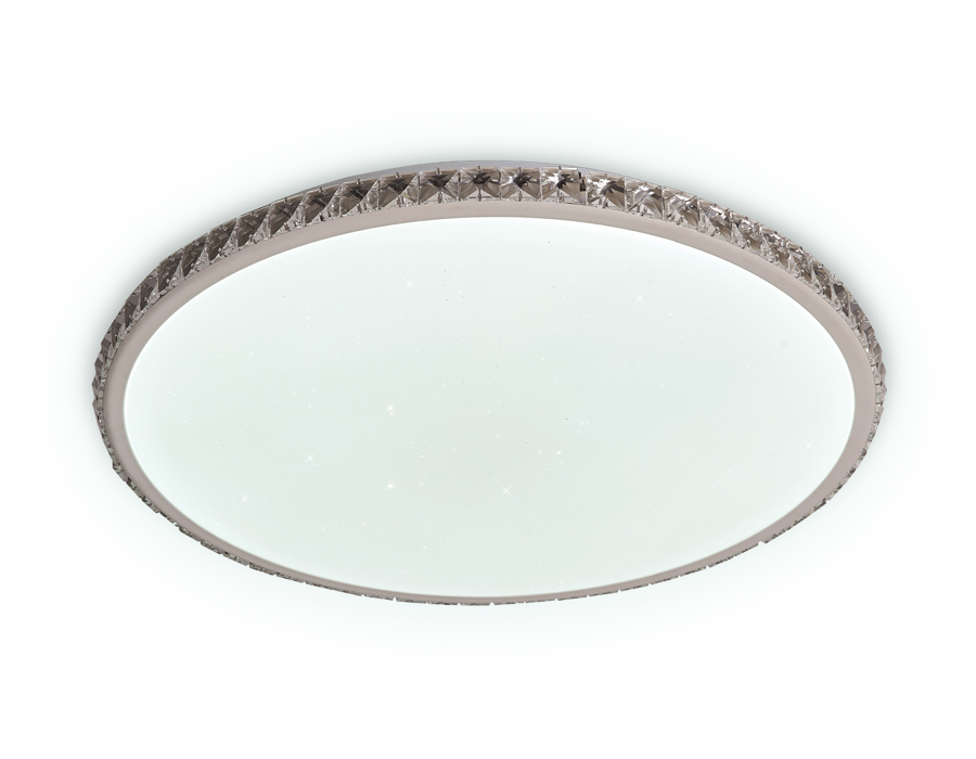 Потолочный светодиодный светильник Ambrella  FF70 WH белый 48W+20W (ПДУ ИК)