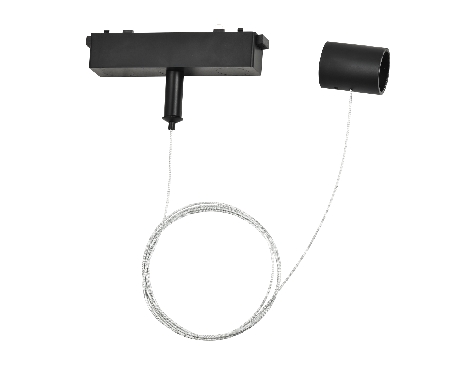 Подвес для трековых гибких светильников Magnetic Ultra Slim Ambrella GV1777 BK черный 1.5m